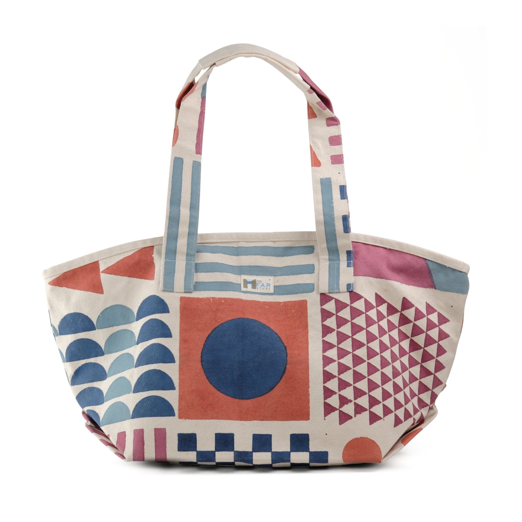 Zentangle Pink & Blue - Beach Bag