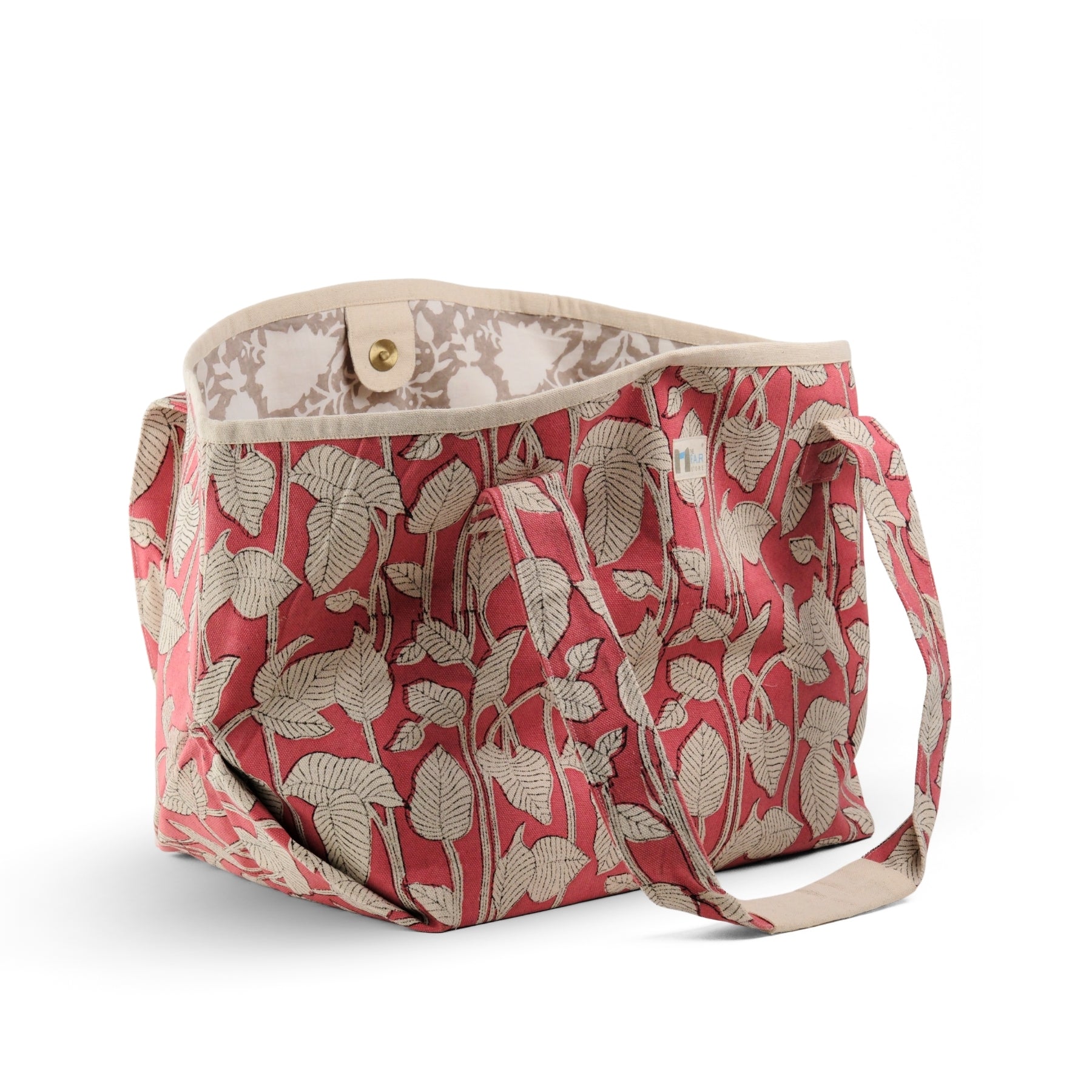 Nature's Canvas Red - Beach Bag