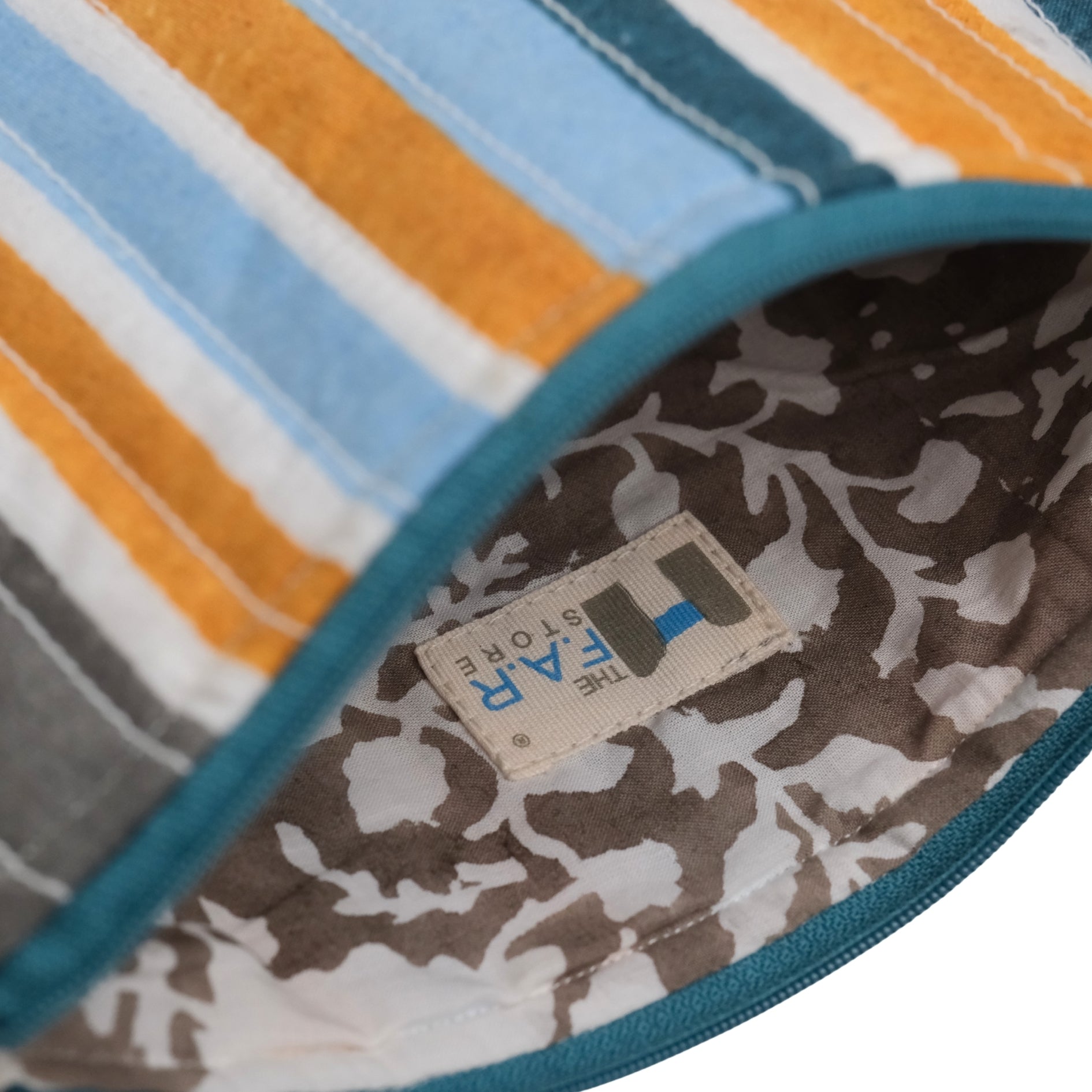 Barcode Yellow & Blue - Cable Pouch