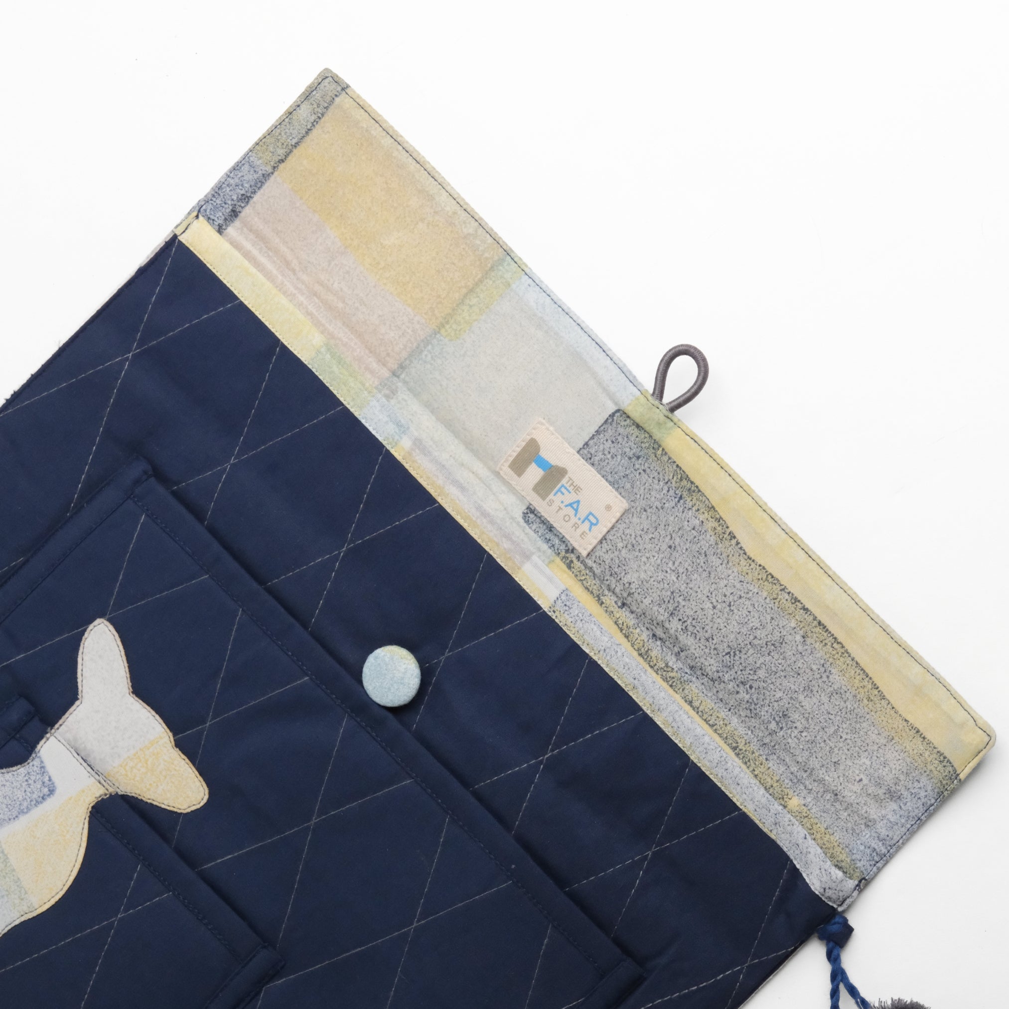 Gond Folk Kangaroo - Blue Laptop Sleeve