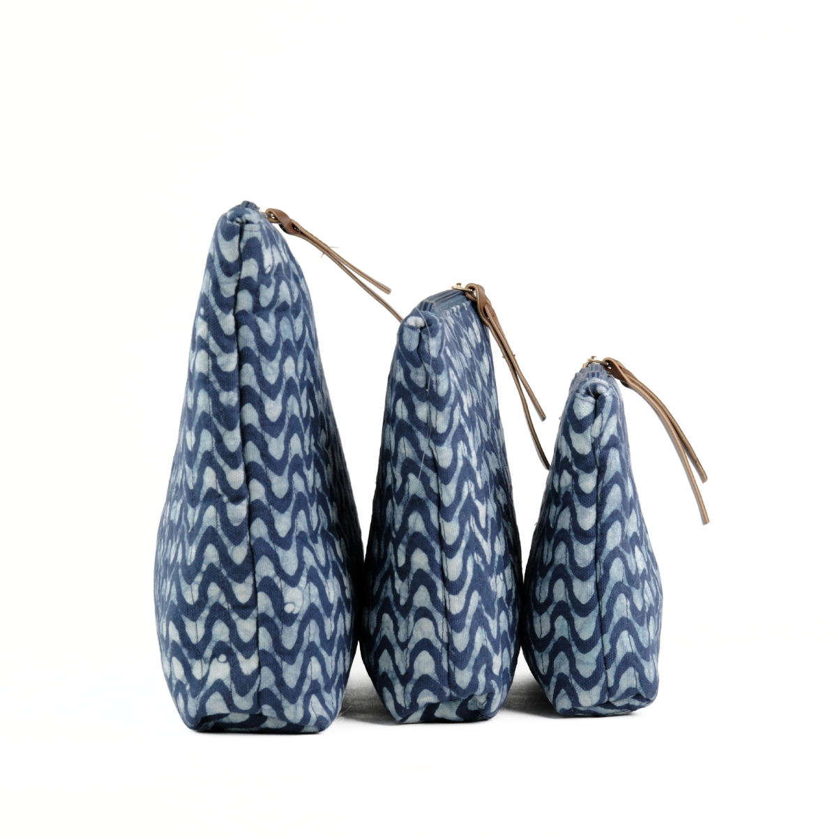 Waves Midnight Blue Toiletry Pouches