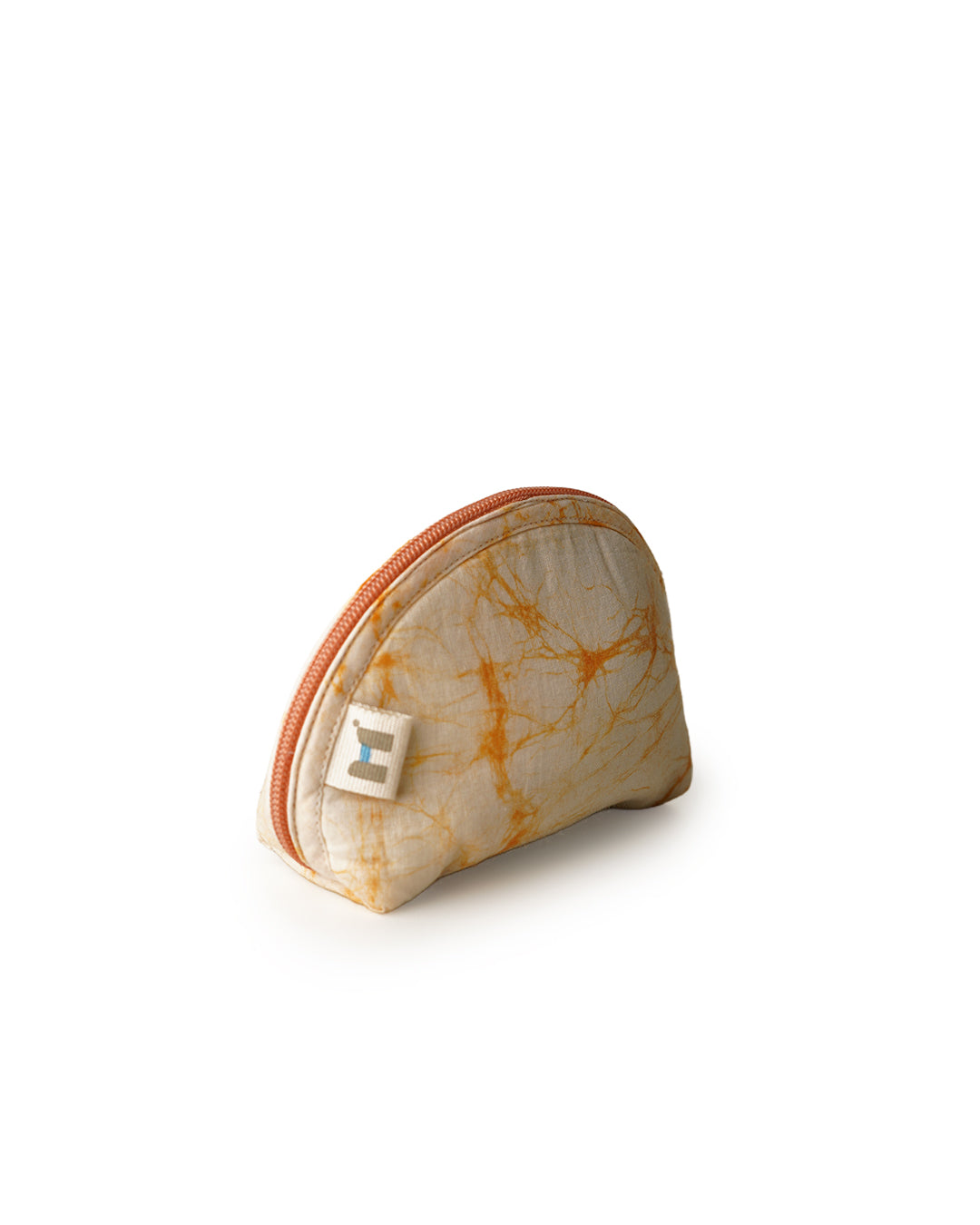 Cracked Amber - Curved Coin Pouch