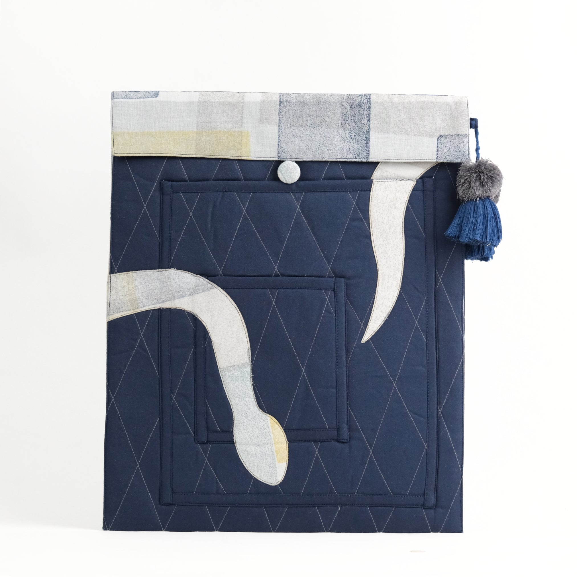 Gond Laptop Sleeve - Snake (Blue)