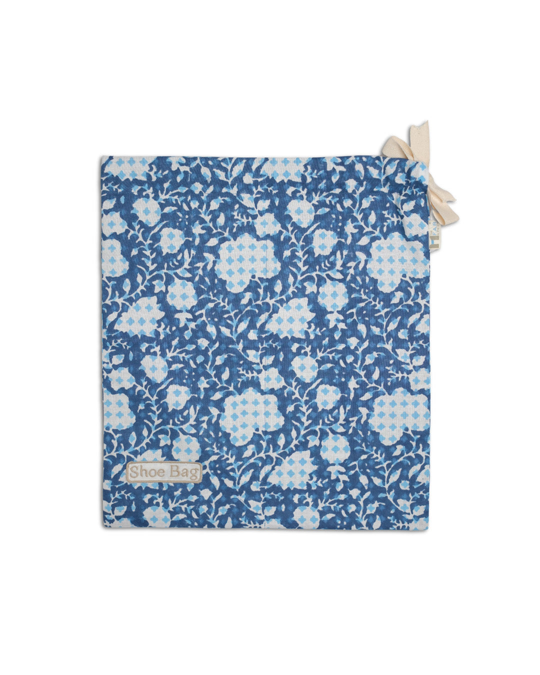 Botanical Bliss Blue - Shoe Bags