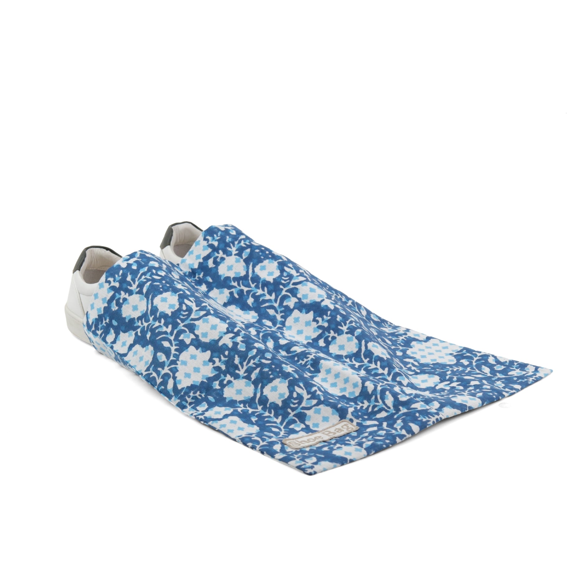Botanical Bliss Blue - Shoe Bags