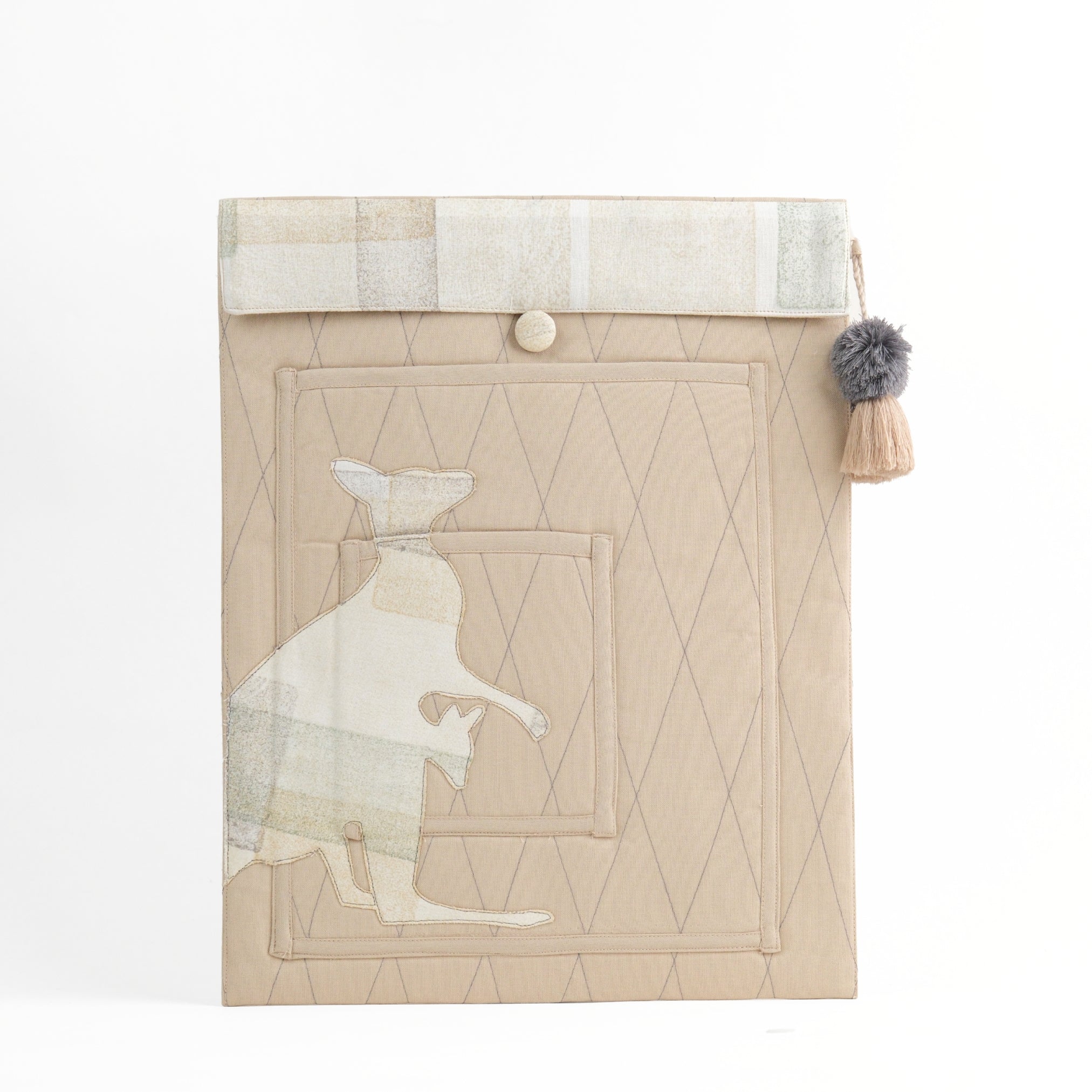 Gond Laptop Sleeve - Kangaroo (Beige)