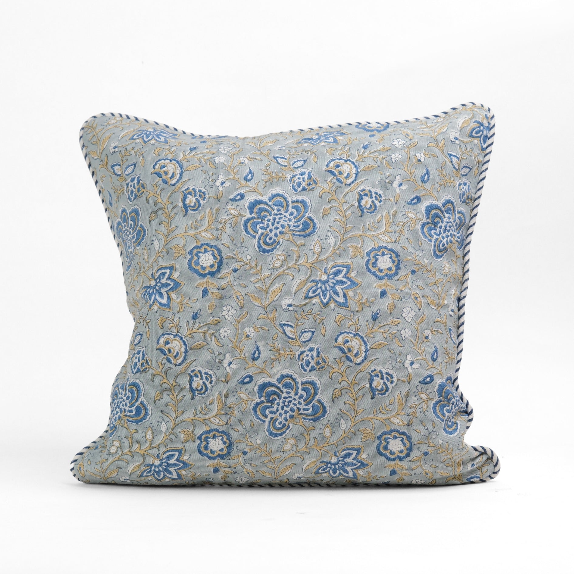 Nature's Canvas Floral Cushion Cover