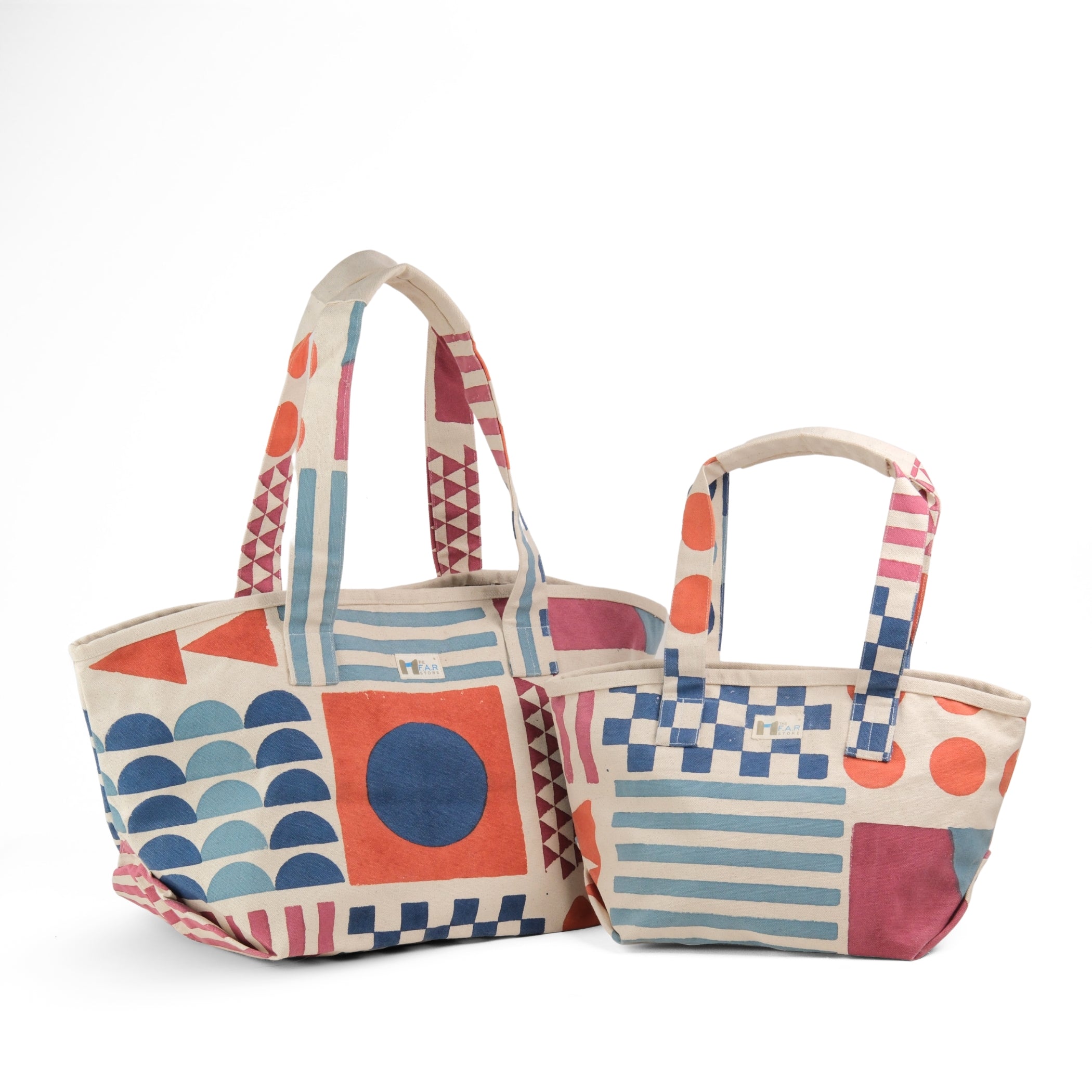 Zentangle Pink & Blue - Beach Bag