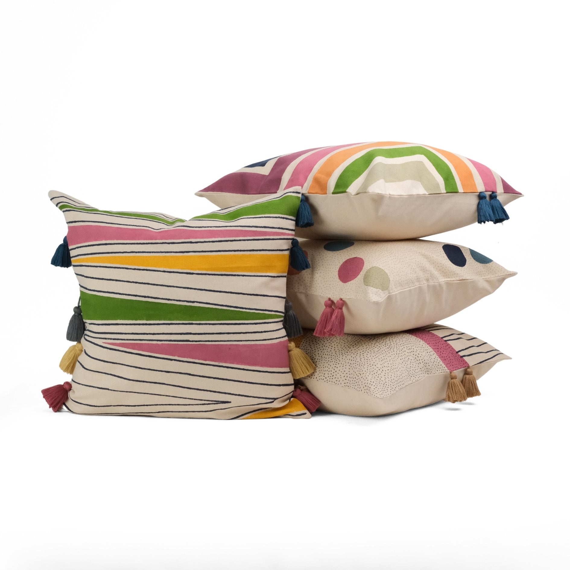 Spectrum Abstract Cushion Cover