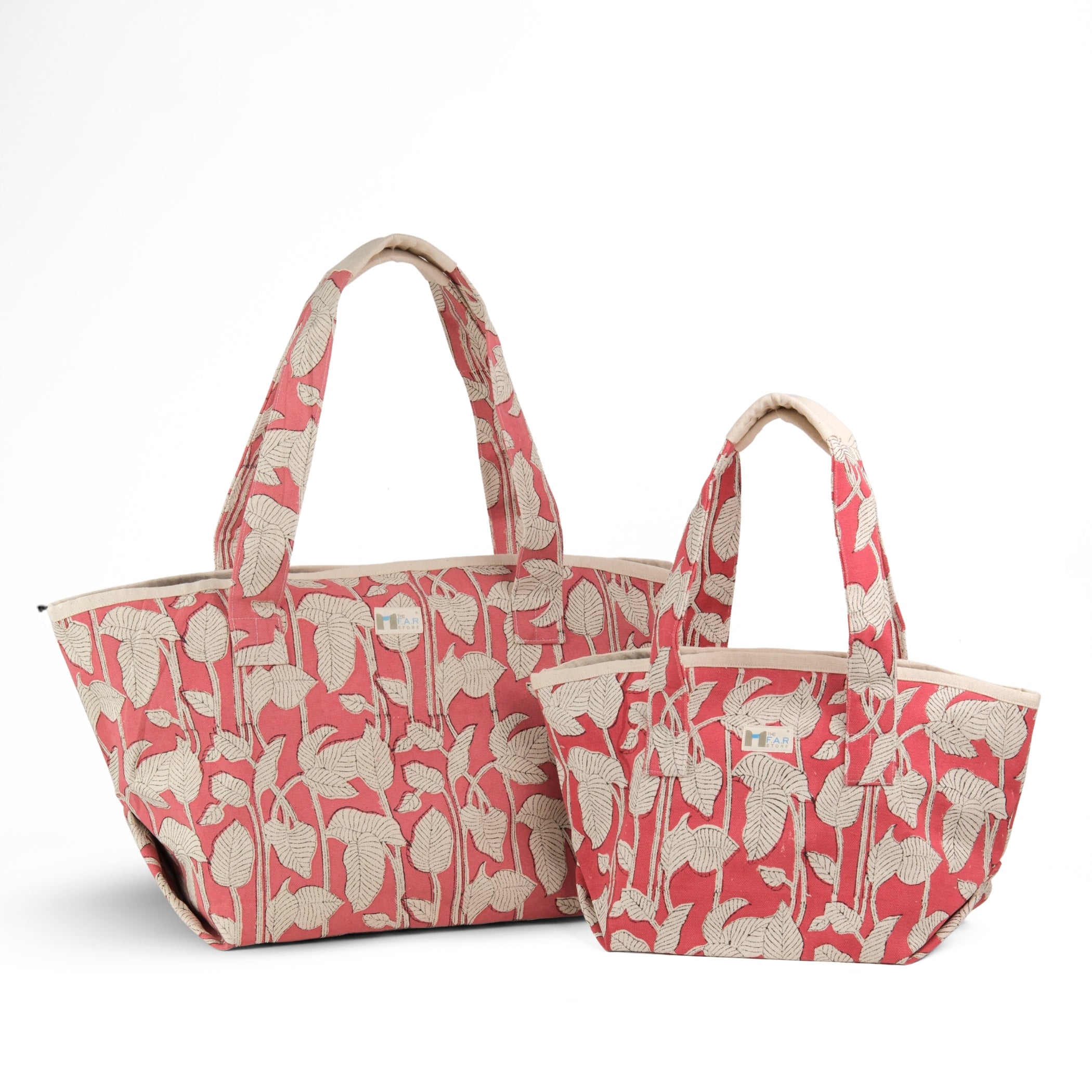 Nature's Canvas Red - Beach Bag
