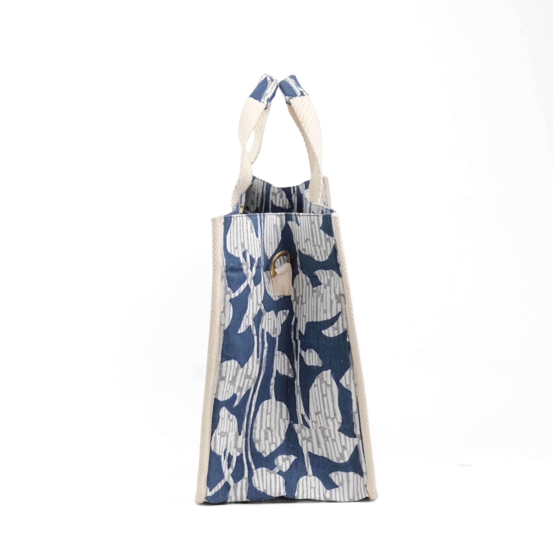 Nature's Canvas Blue - Square Tote