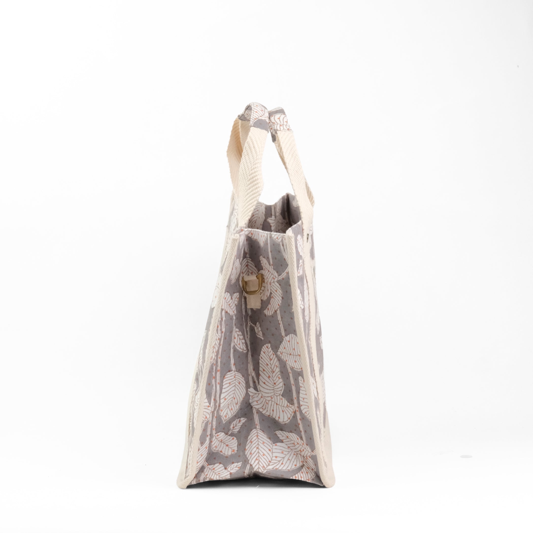 Nature's Canvas Grey - Square Tote