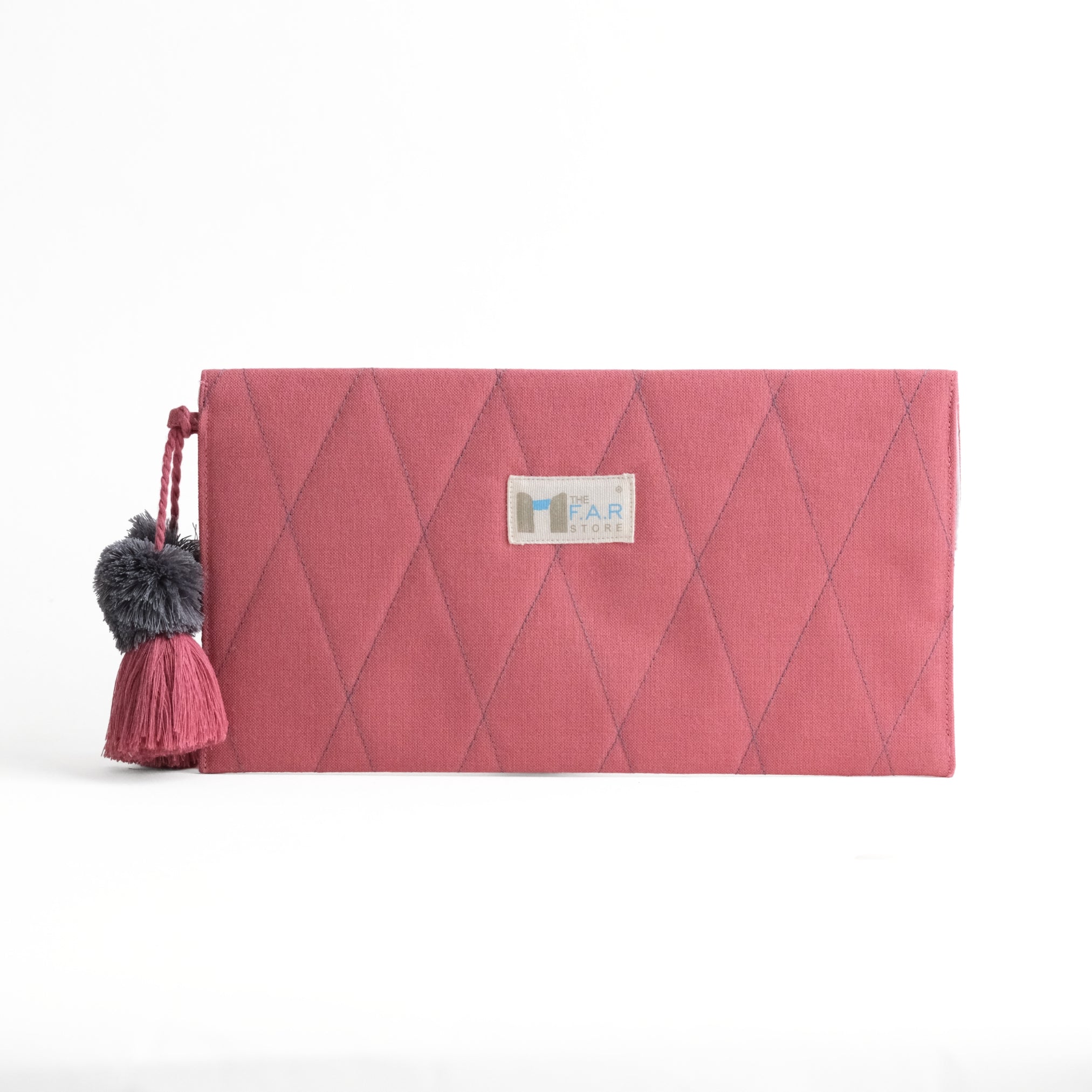Gond Folk Monkey - Pink Pencil Pouch