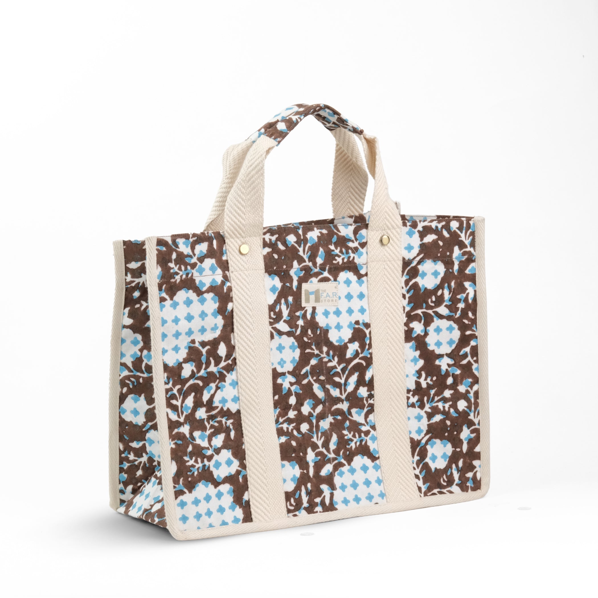 Botanical Bliss Brown - Square Tote