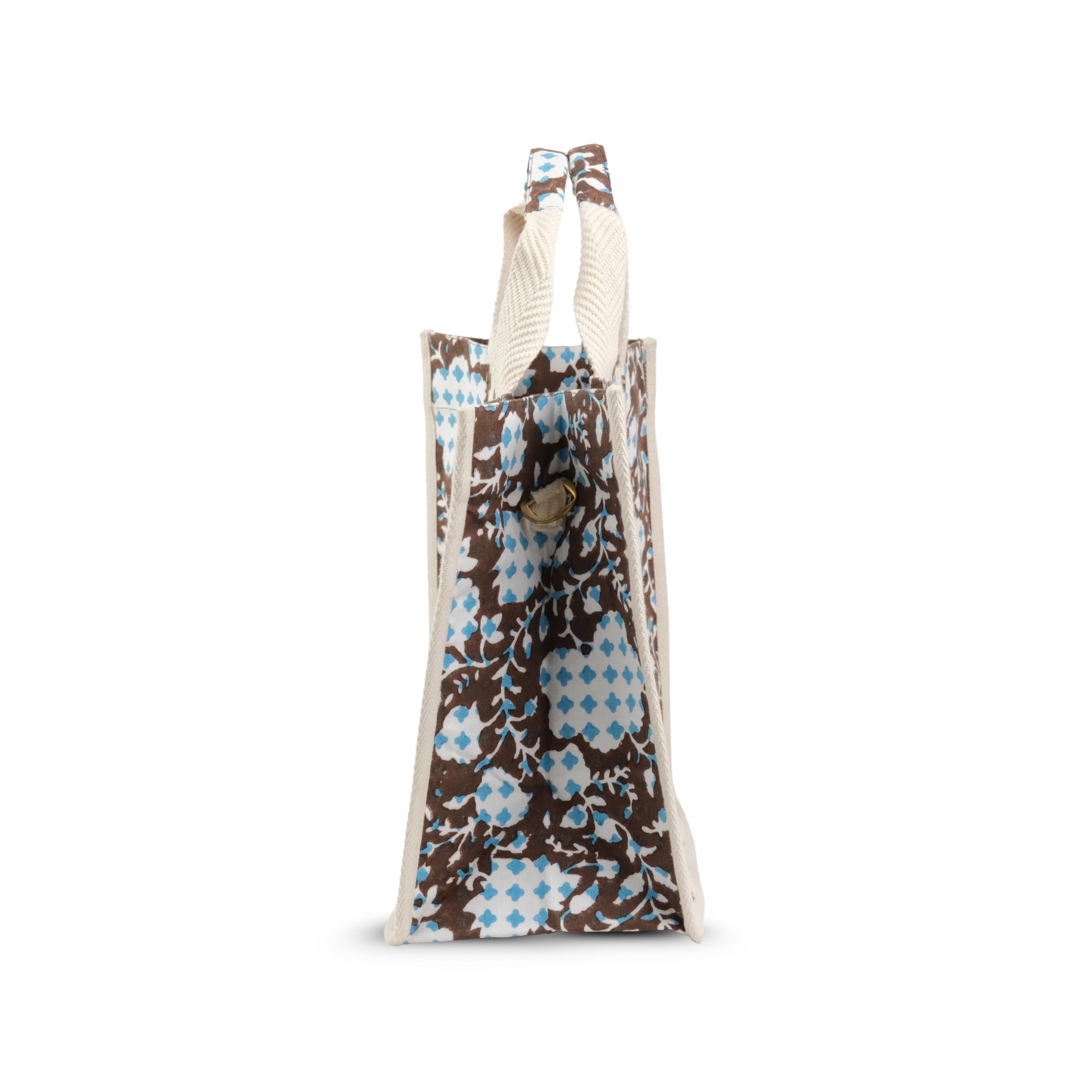 Botanical Bliss Brown - Square Tote