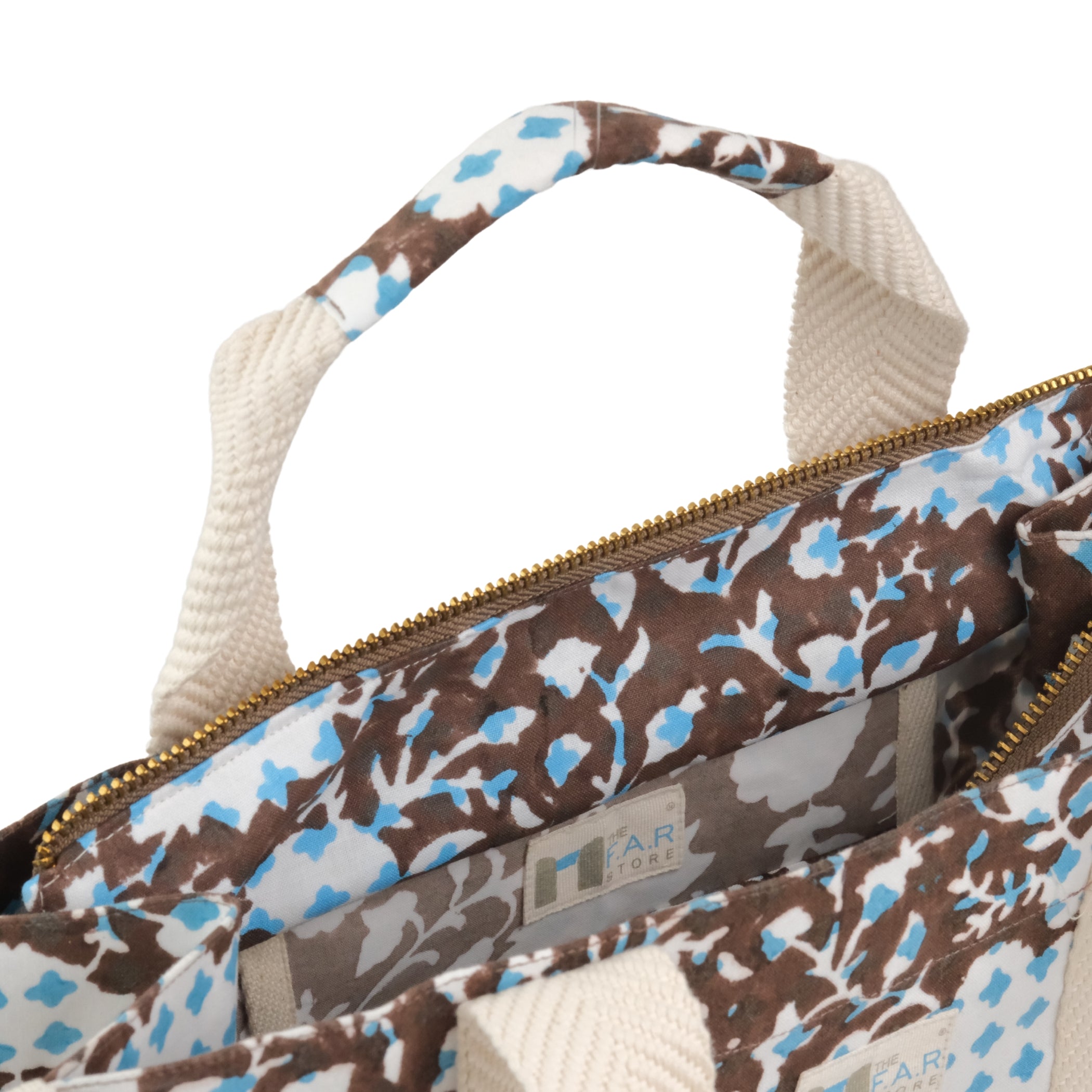 Botanical Bliss Brown - Square Tote