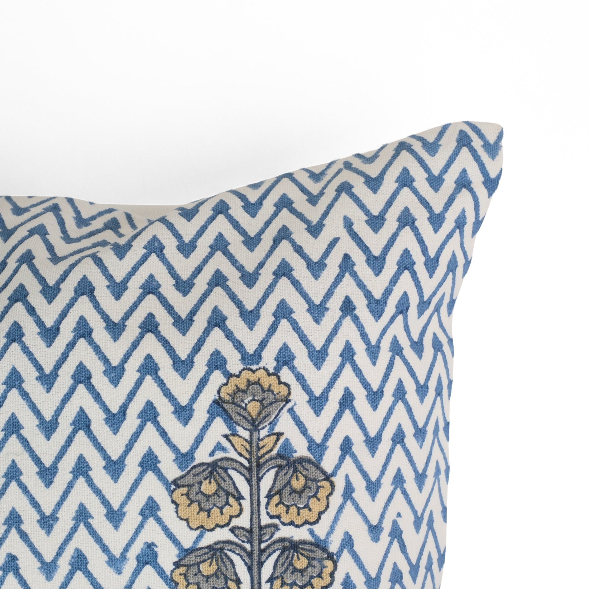 Set of 2 - Nature's Canvas Blue Shams Covers