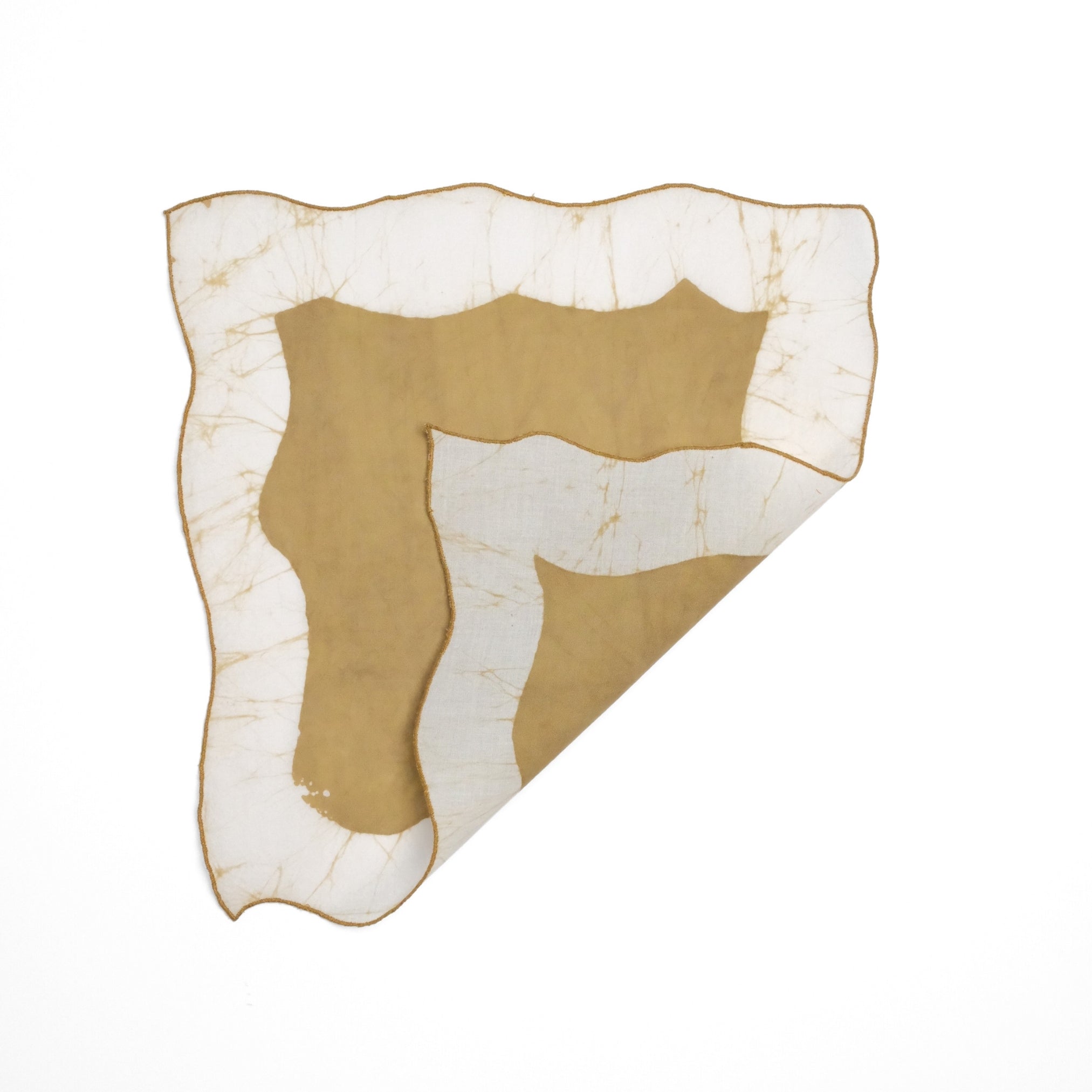 Set of 6 - Waves Khakee Cocktail Napkins