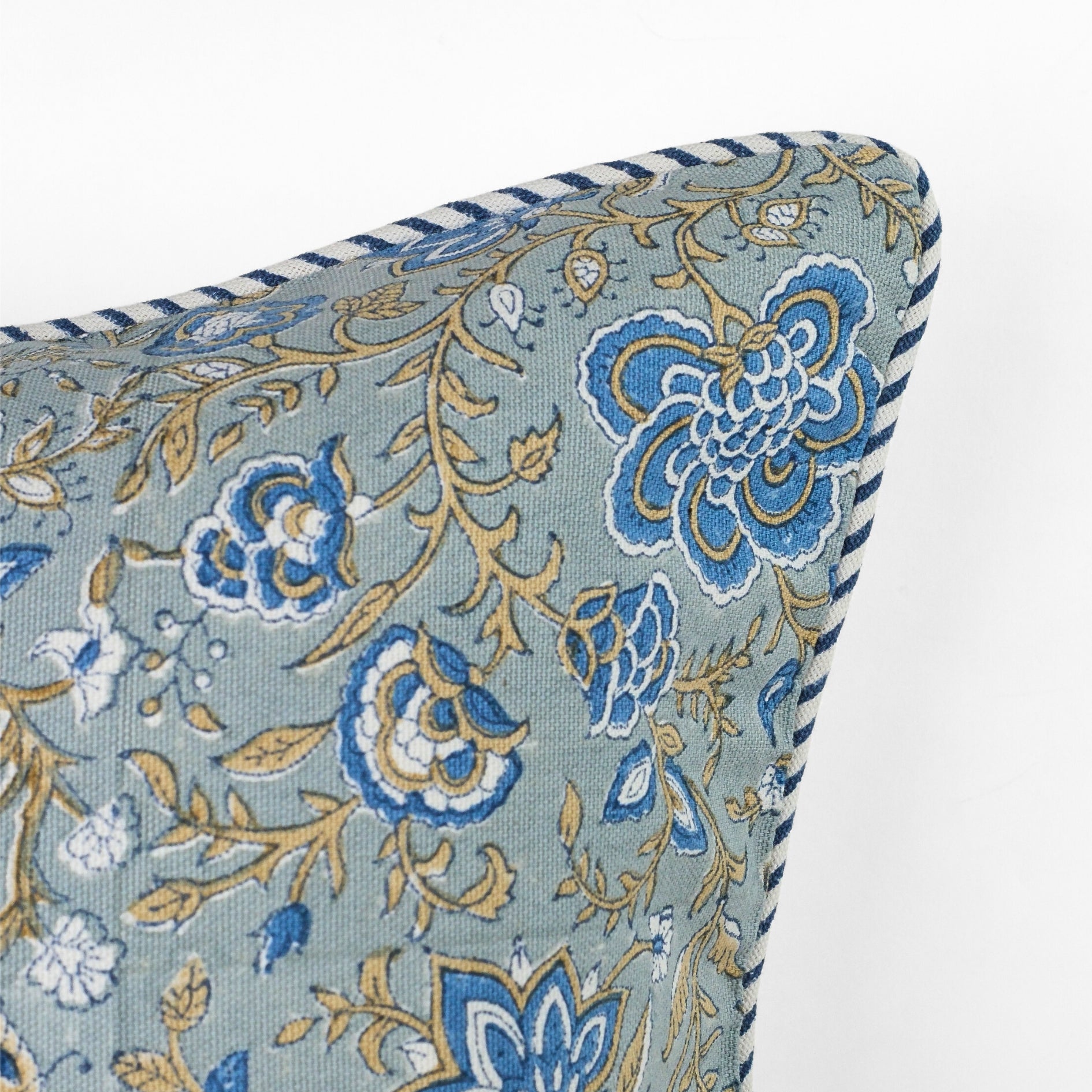 Nature's Canvas Floral Cushion Cover