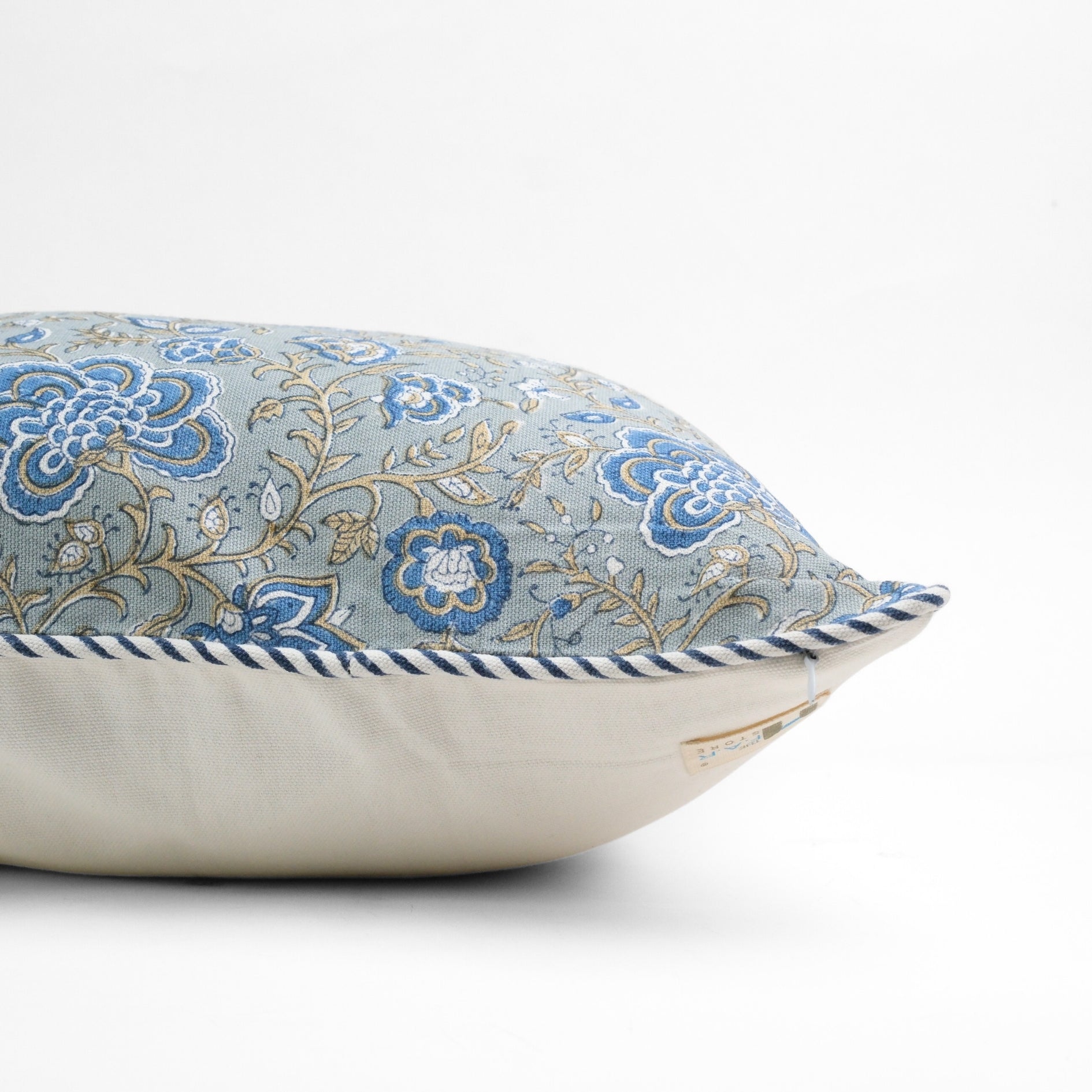Nature's Canvas Floral Cushion Cover