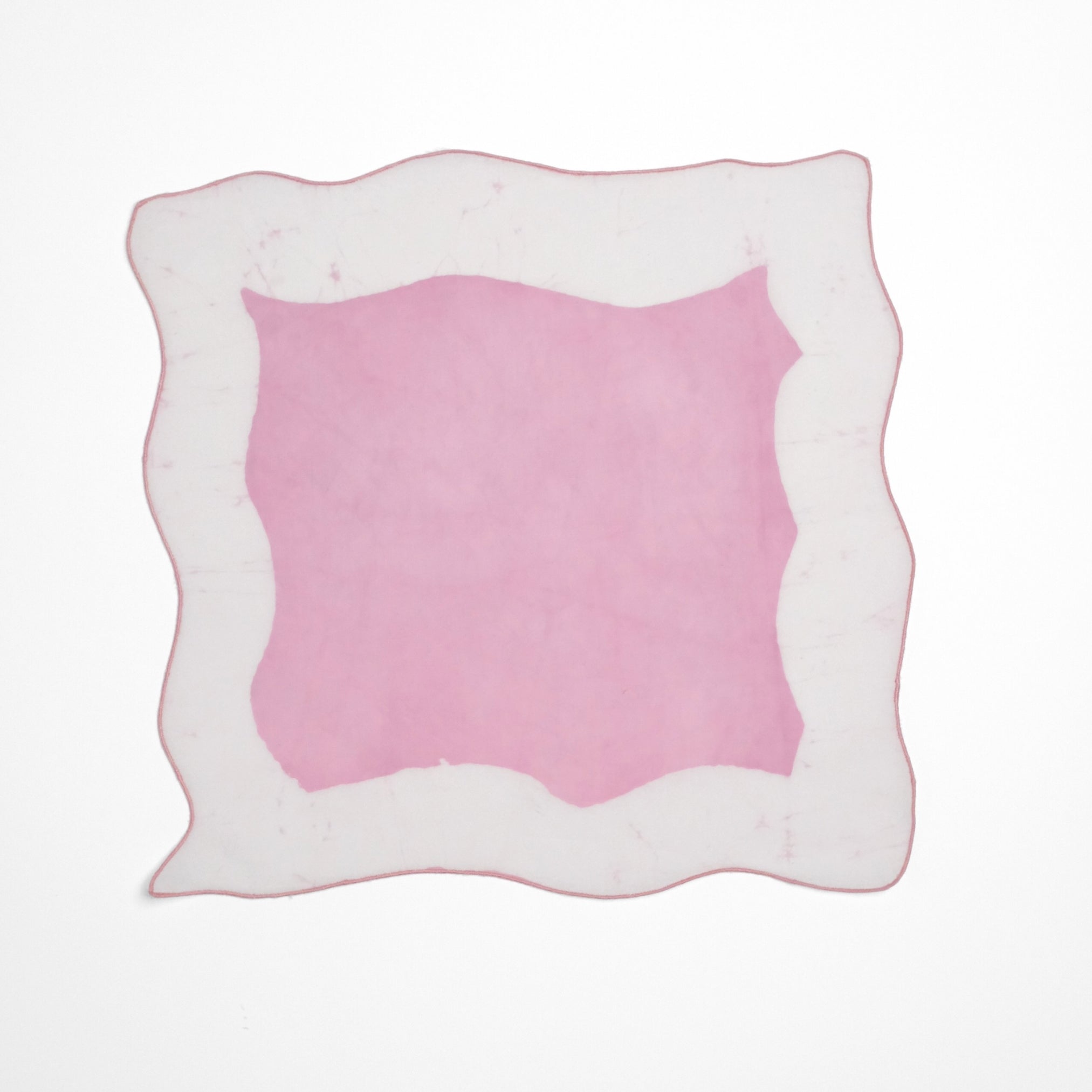 Set of 6 - Waves Baby Pink Cocktail Napkins