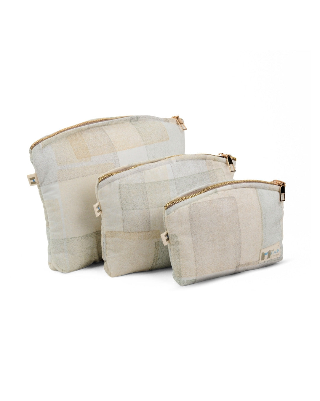 Set of 3 - Blockmetry Green Utility Pouch