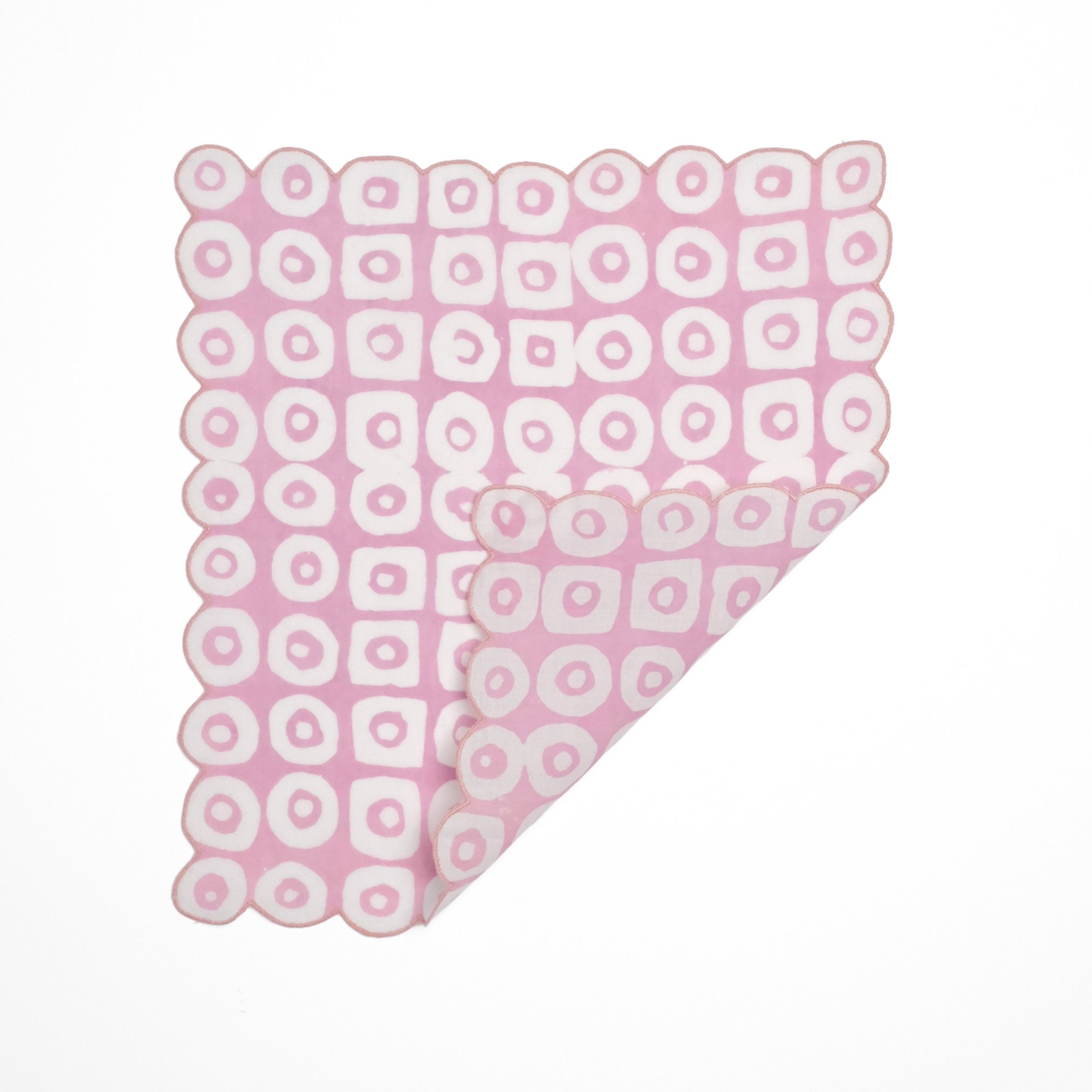 Set of 6 - Polo Baby Pink Cocktail Napkins