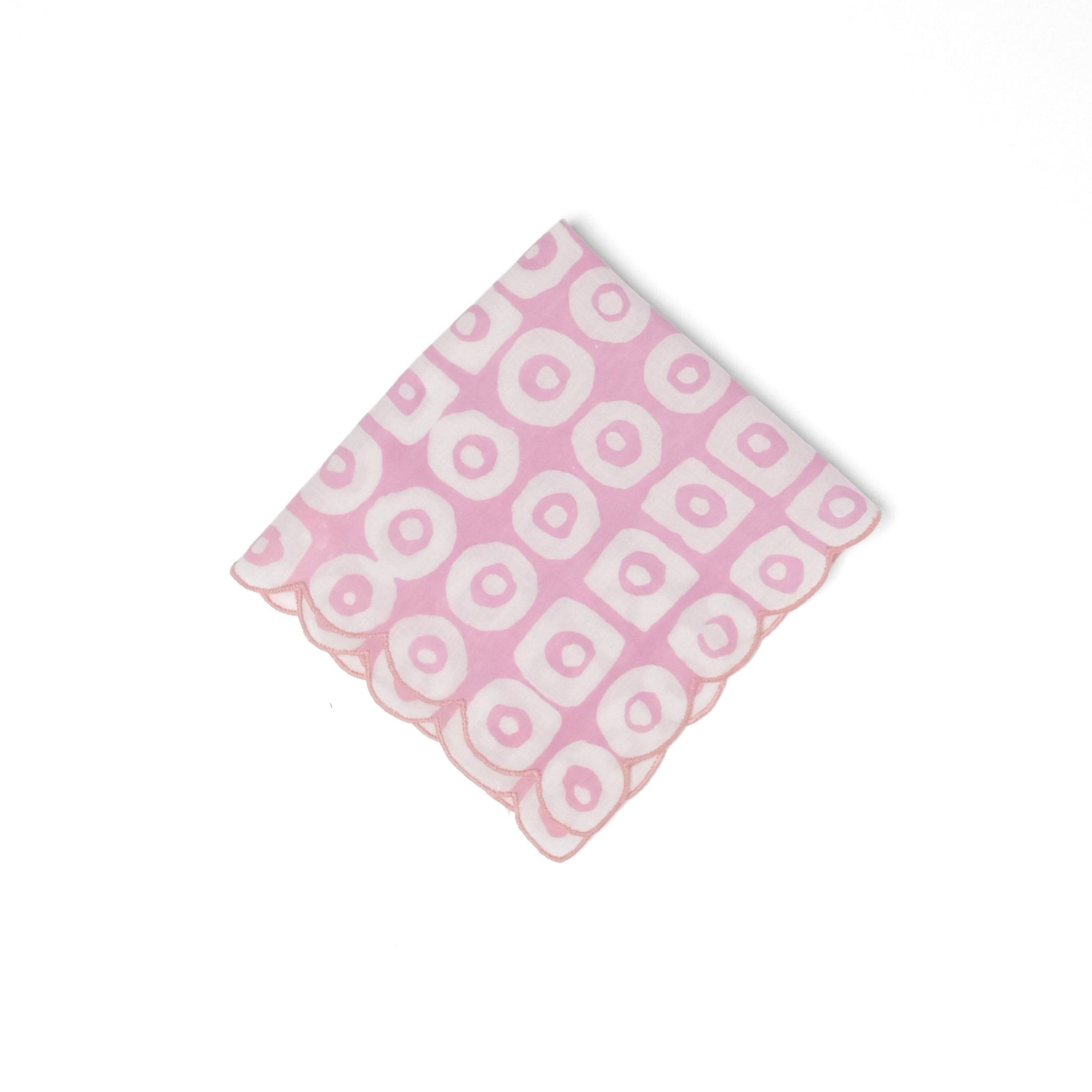 Set of 6 - Polo Baby Pink Cocktail Napkins