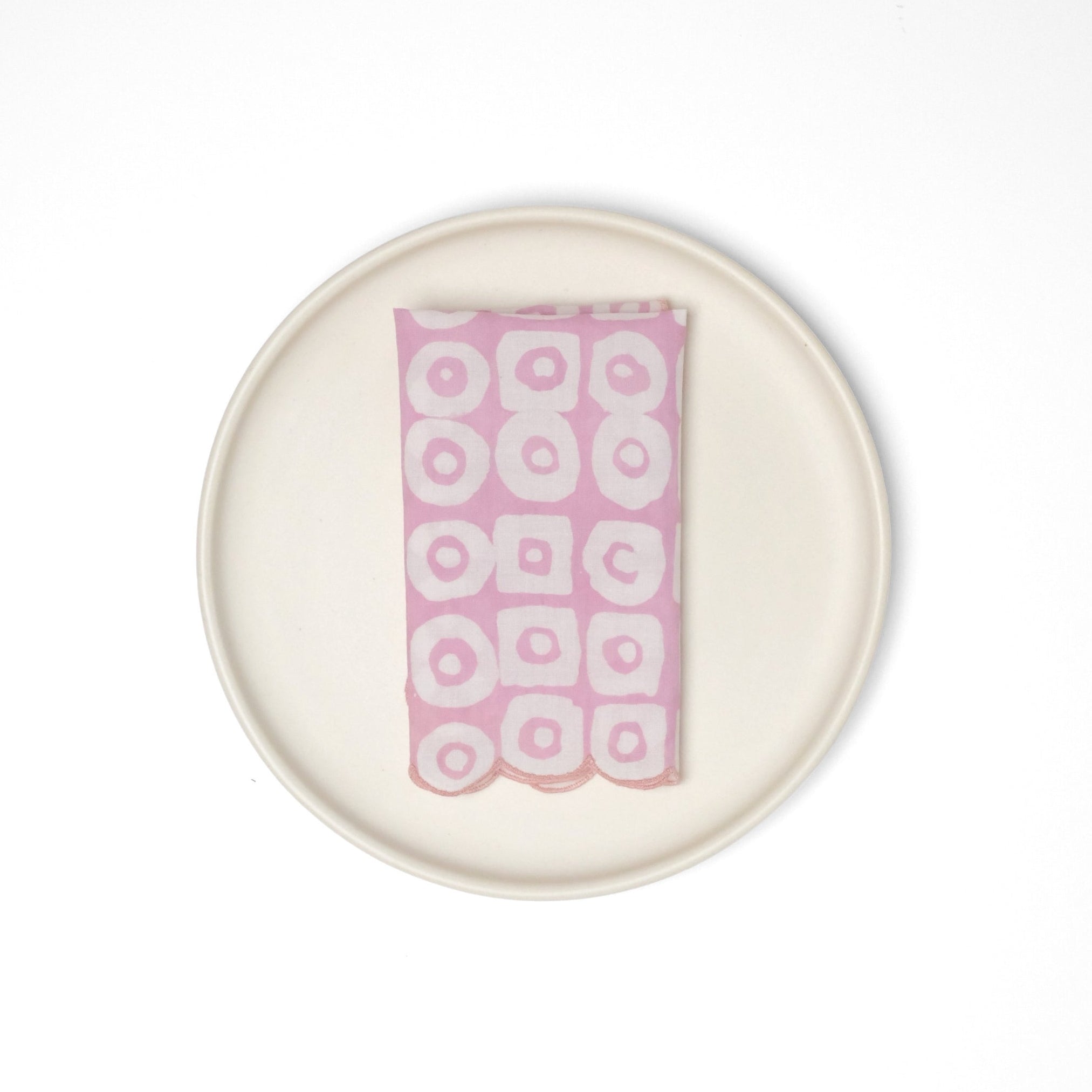 Set of 6 - Polo Baby Pink Cocktail Napkins