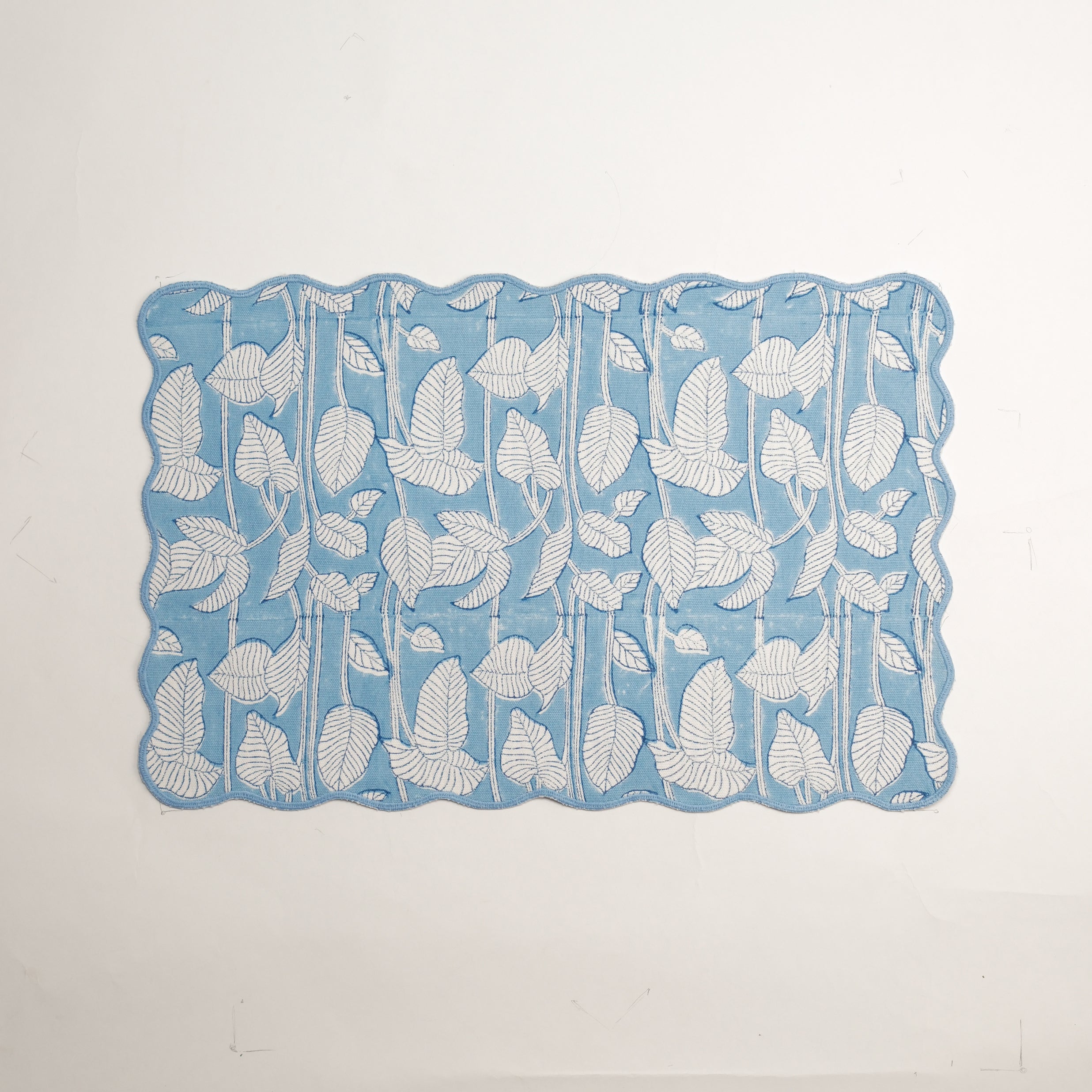 Set of 6 - Nature's Canvas Blue Table Mats