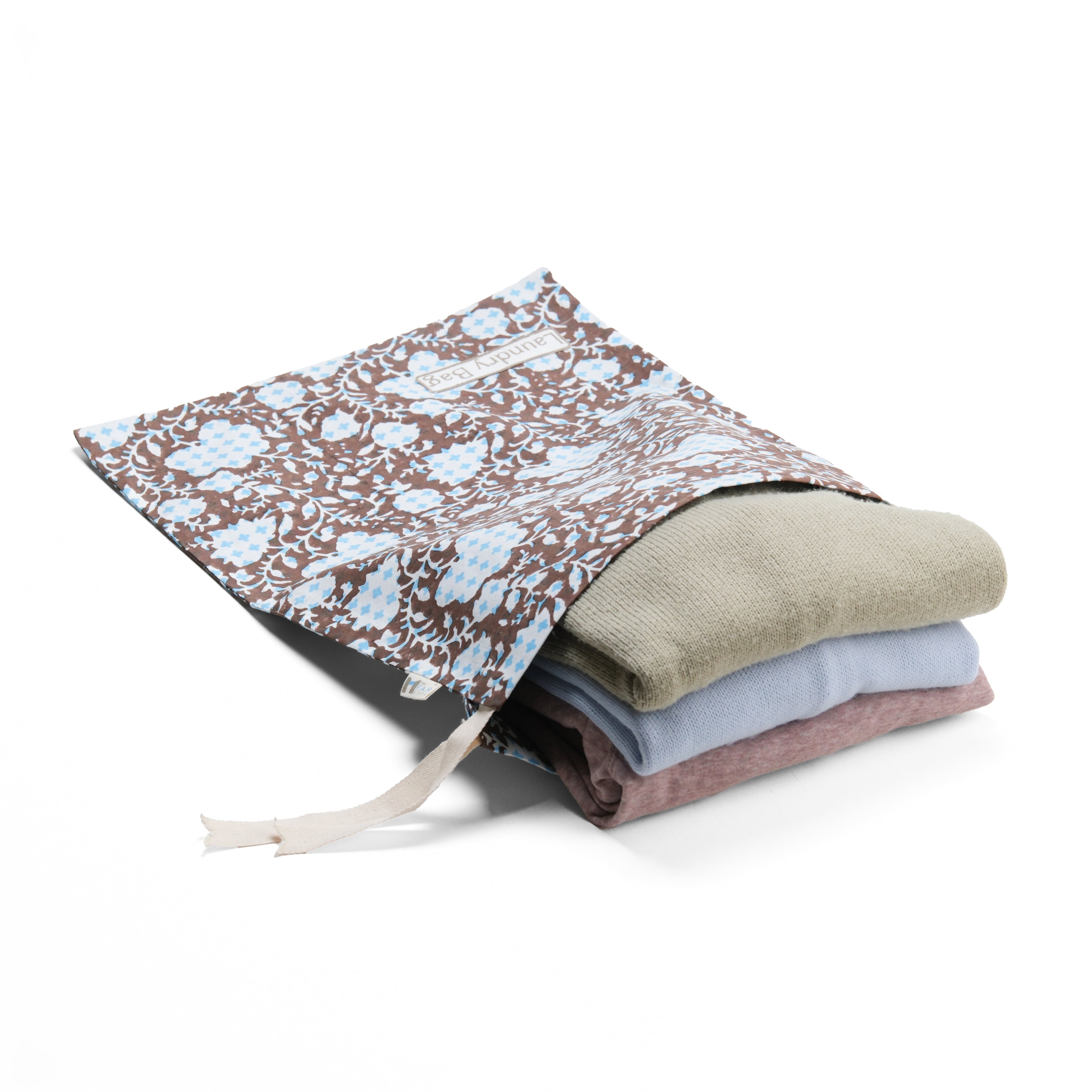 Set of 5 - Botanical Bliss Brown Travel Organiser