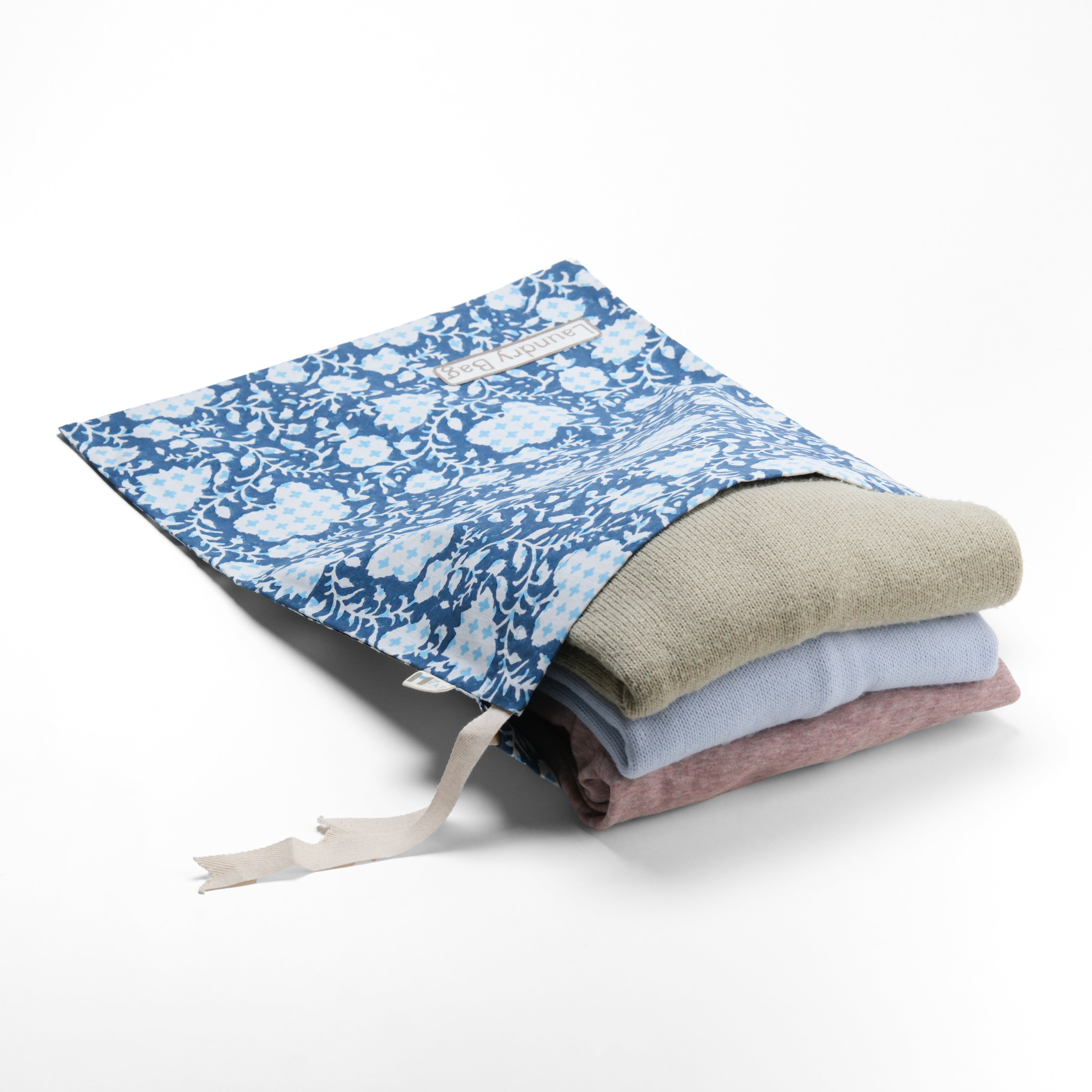 Set of 5 - Botanical Bliss Blue Travel Organiser