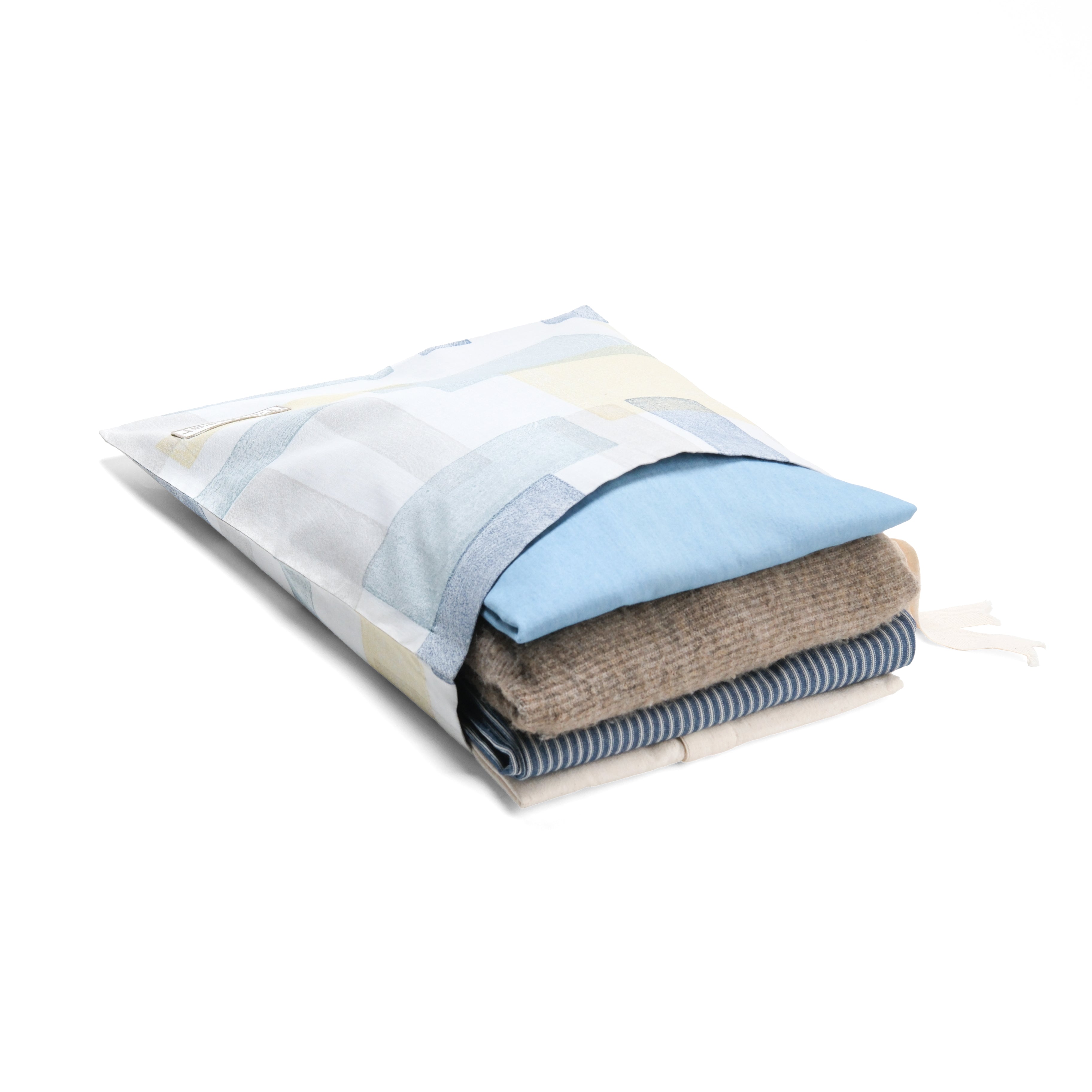 Set of 5 - Blockmetry Blue Travel Organiser
