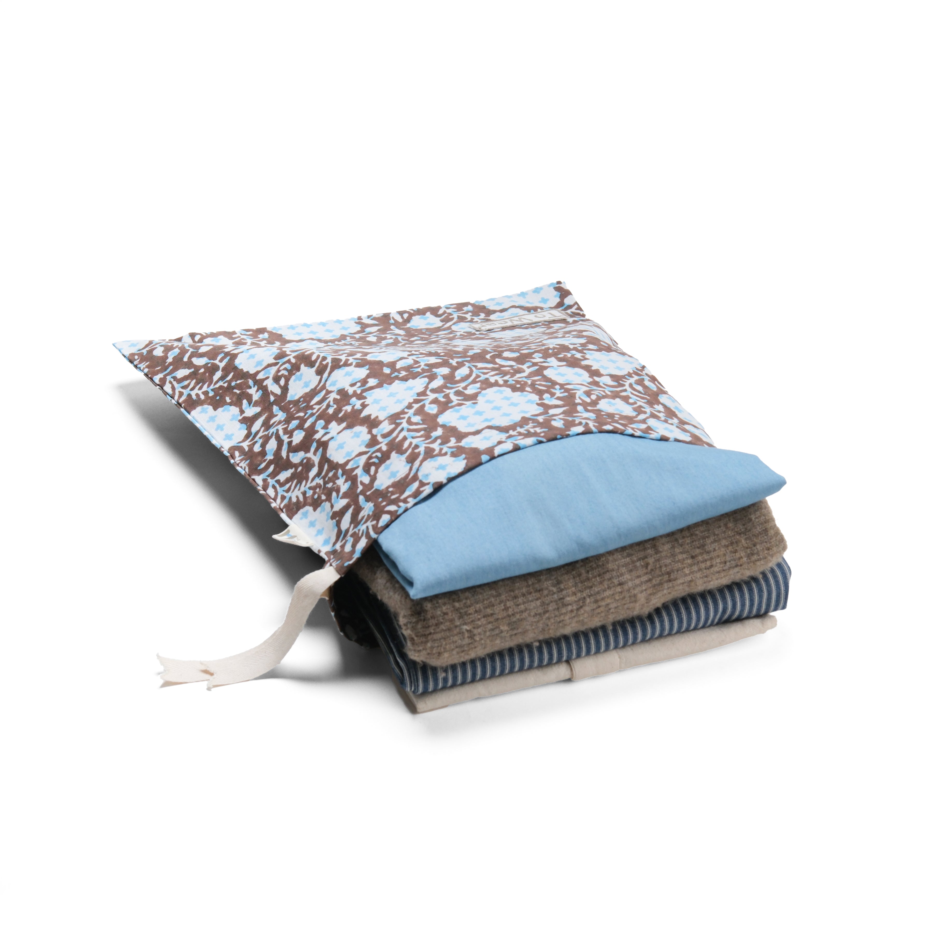 Set of 5 - Botanical Bliss Brown Travel Organiser