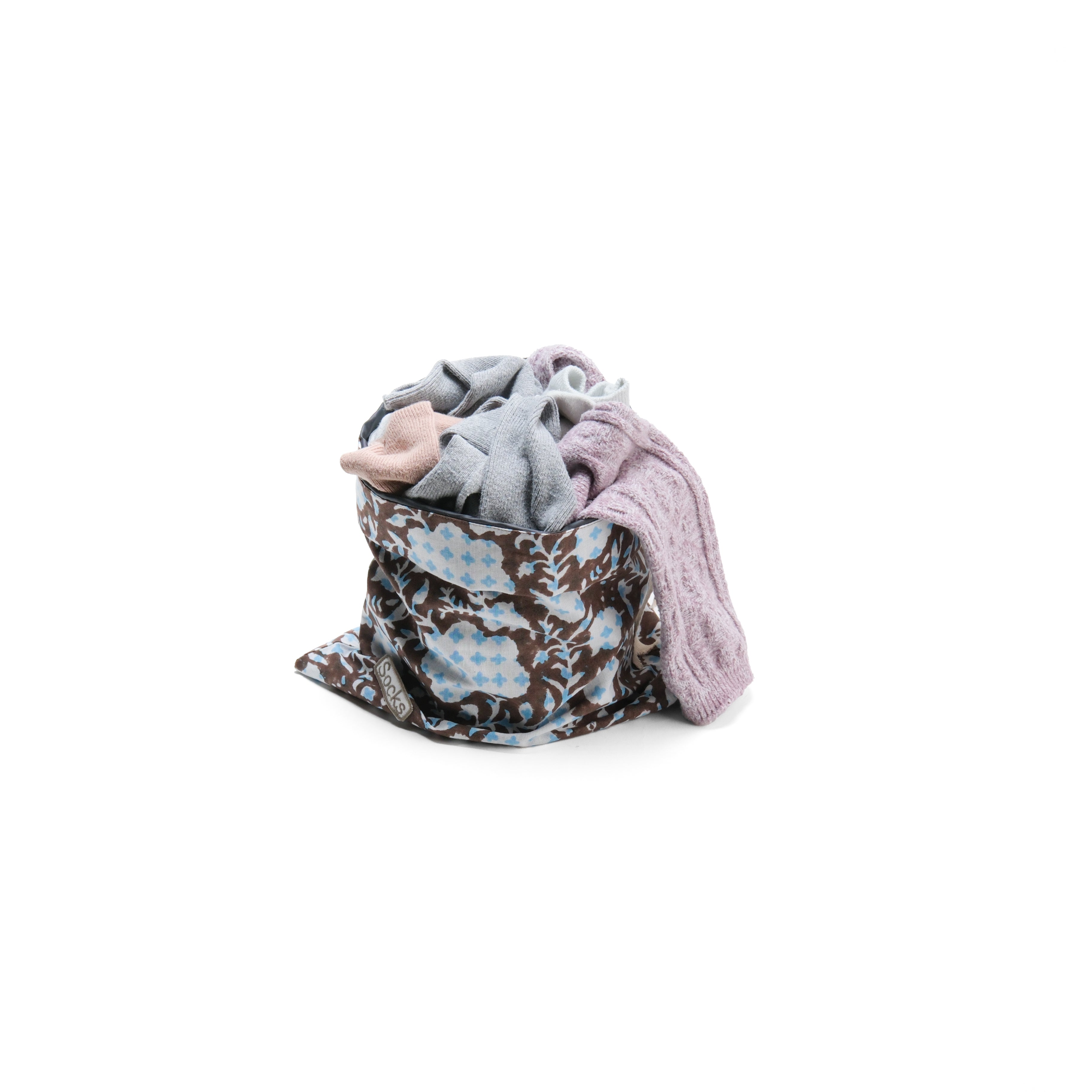 Set of 5 - Botanical Bliss Brown Travel Organiser