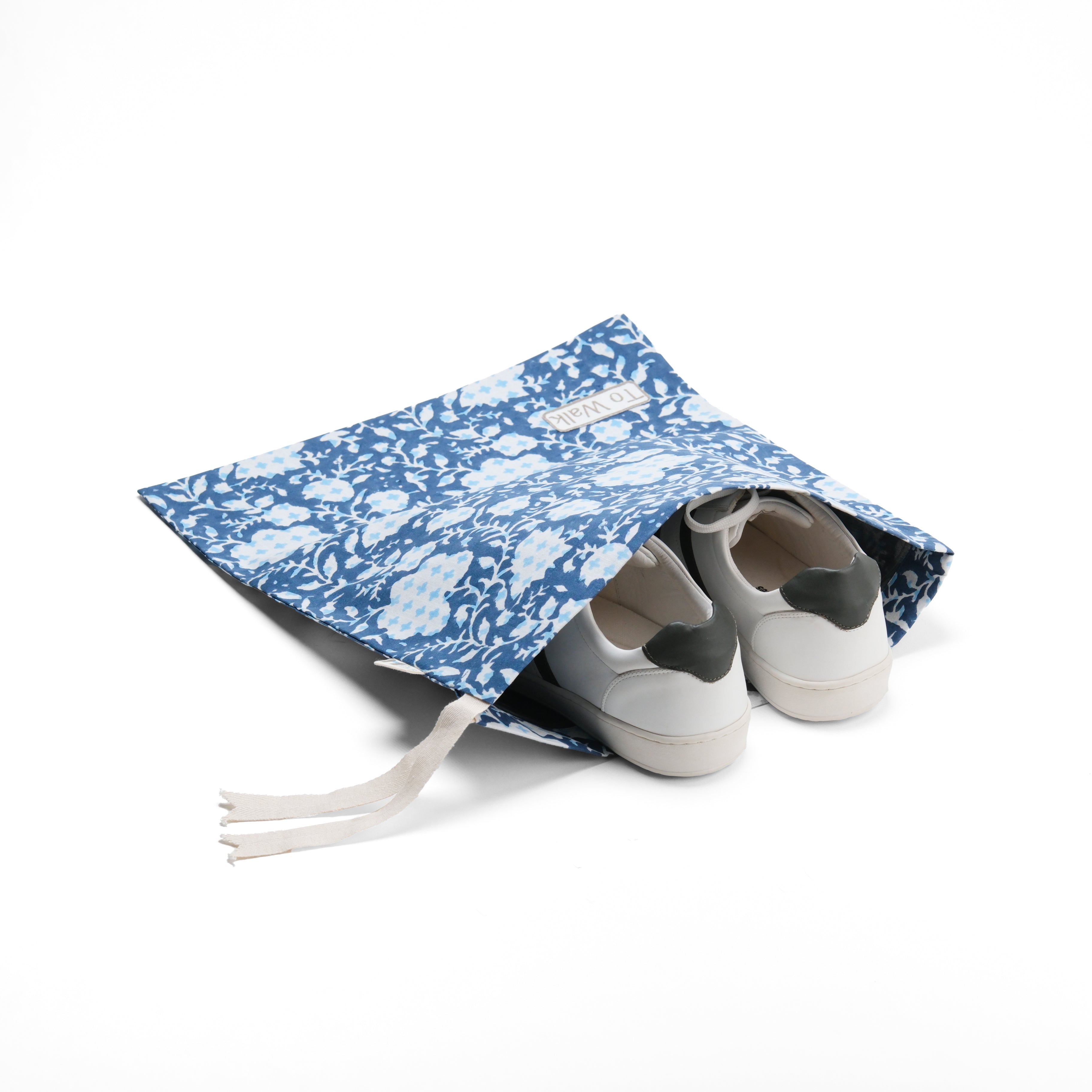 Set of 5 - Botanical Bliss Blue Travel Organiser