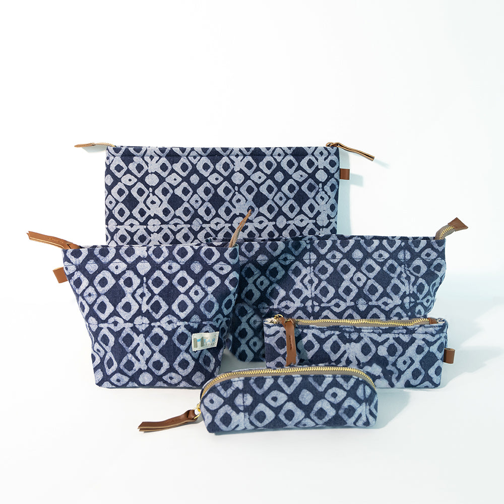 Denim Geometric - Laptop Sleeve