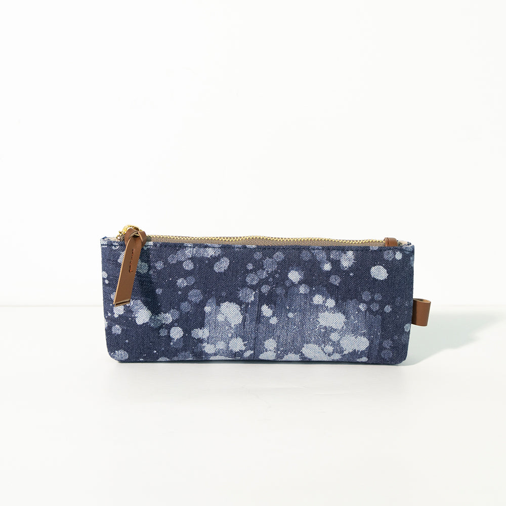 Denim Stipples - Stationery Pouch