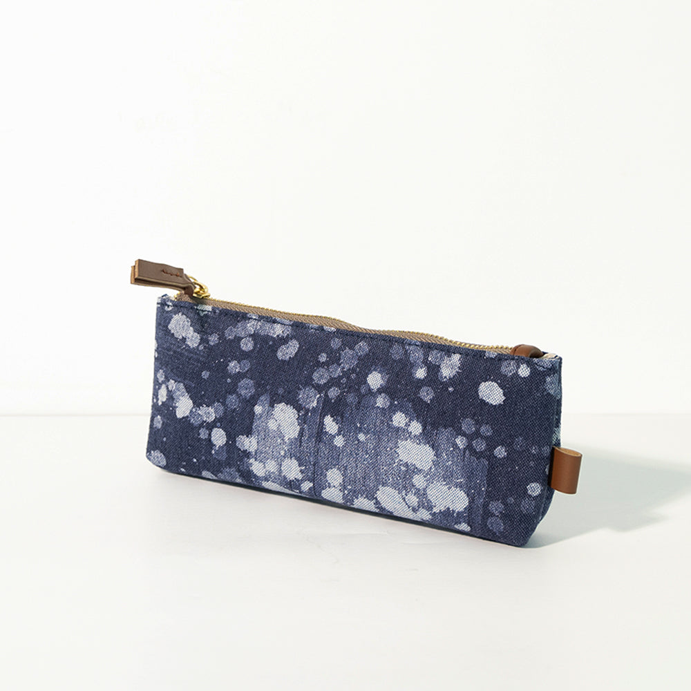 Denim Stipples - Stationery Pouch