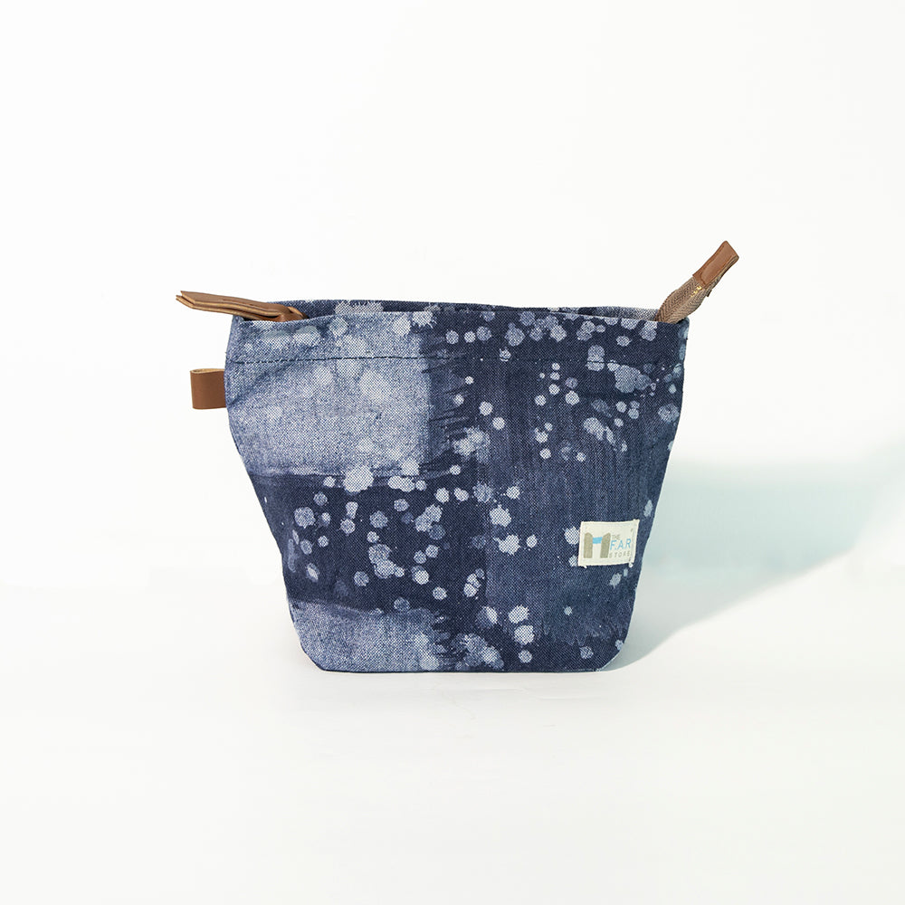 Denim Stipples - Travel Pouch (S)