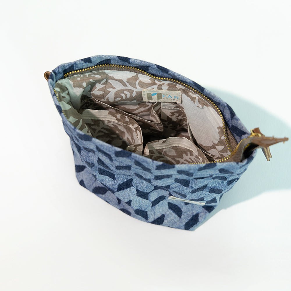 Denim Brick's - Travel Pouch (S)