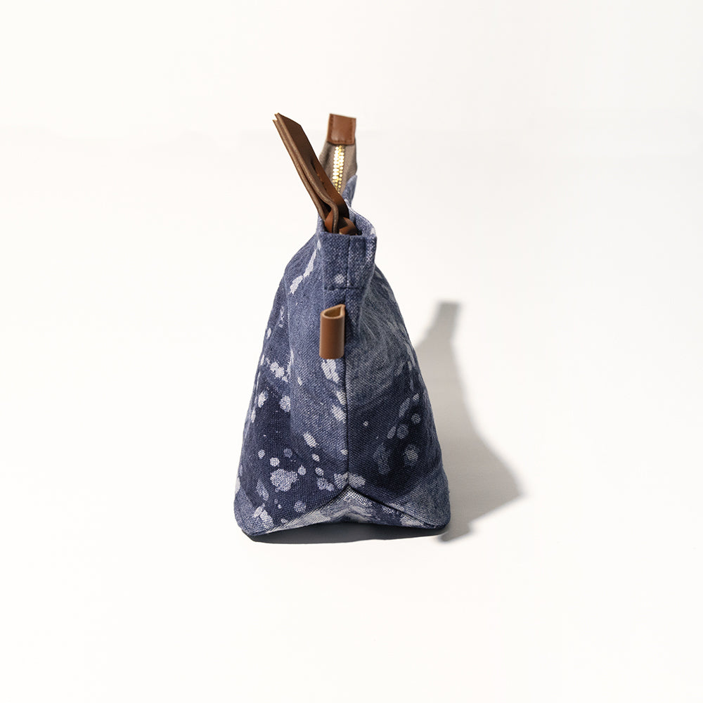Denim Stipples - Travel Pouch (S)