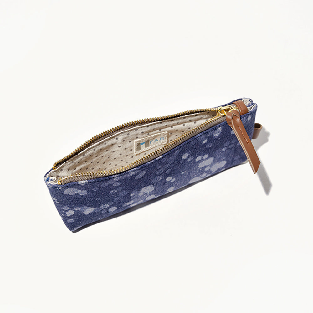 Denim Stipples - Stationery Pouch