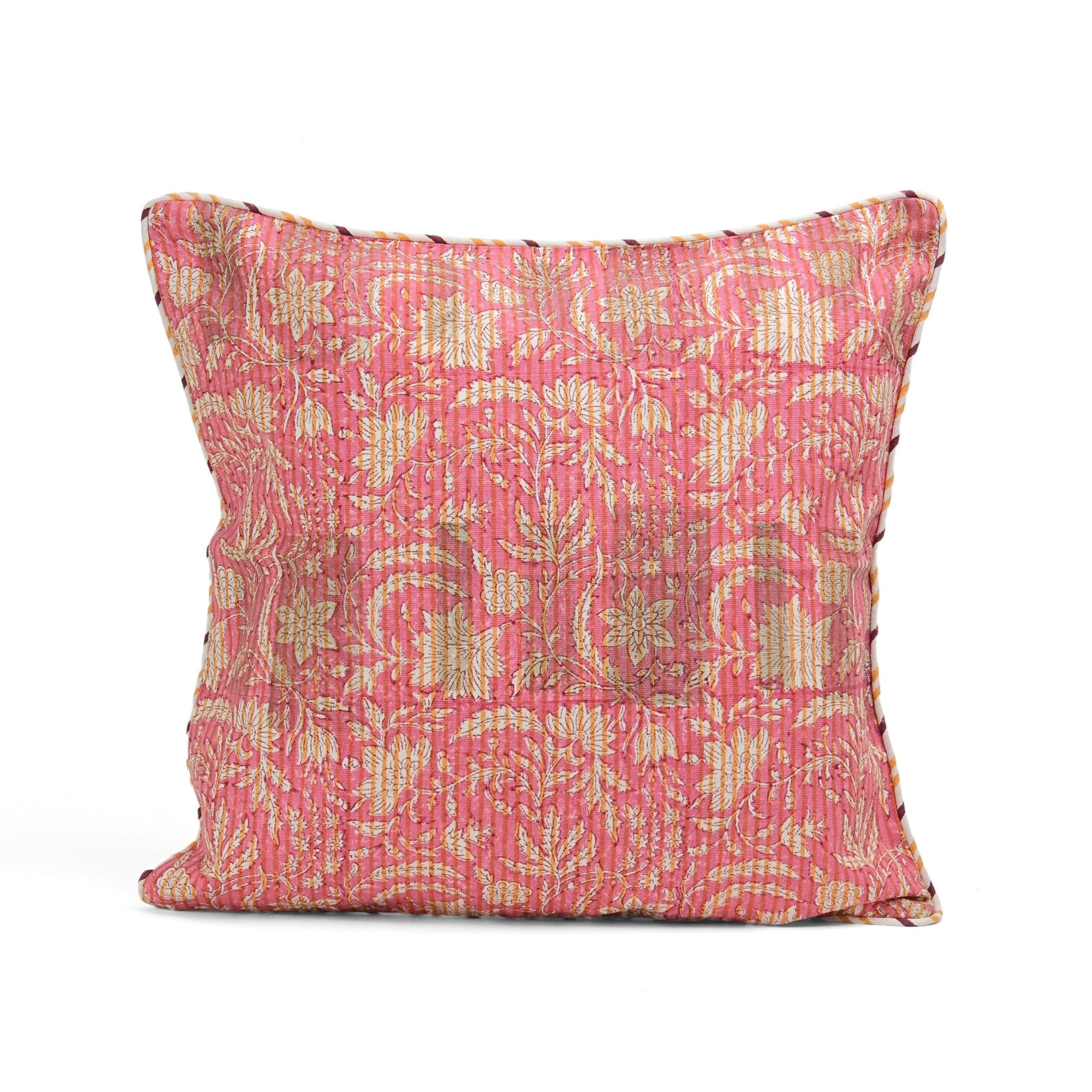 Sunset Whispers - Floral Cushion Cover