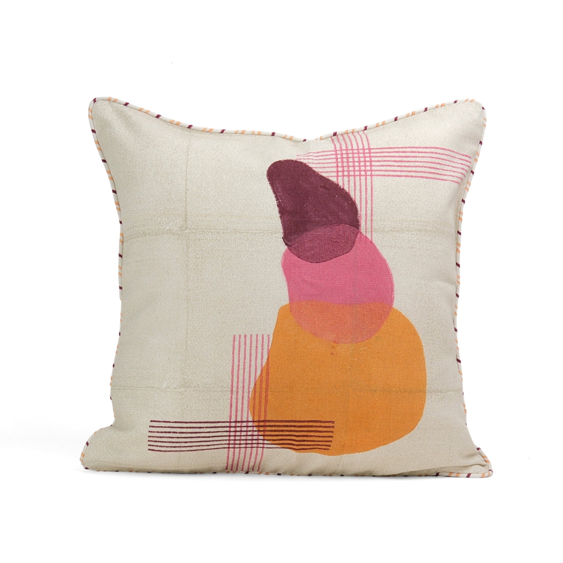 Sunset Whispers - Abstract Cushion Cover