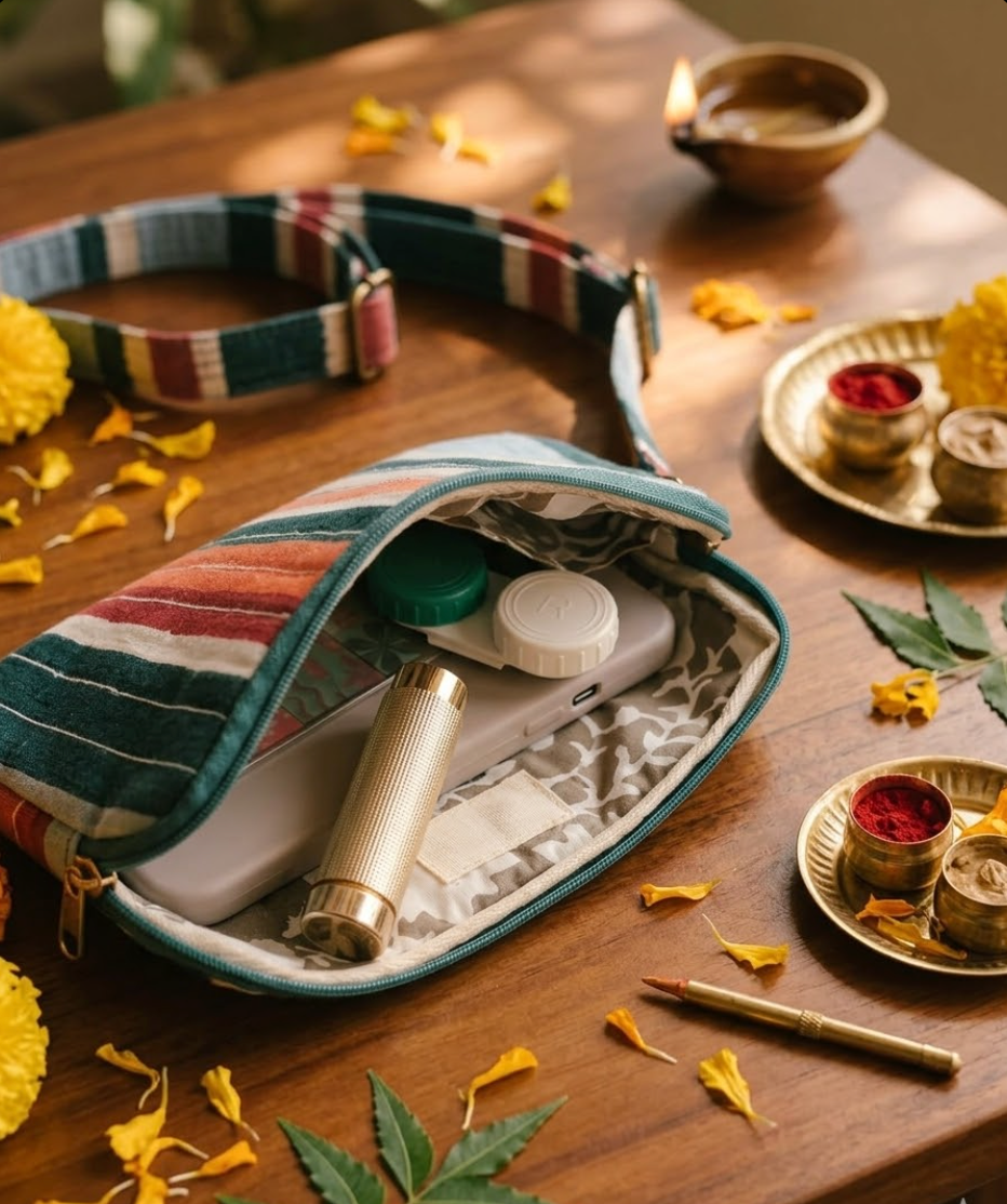 Ugadi Temple Visits Made Easier with Compact Mobile Slings