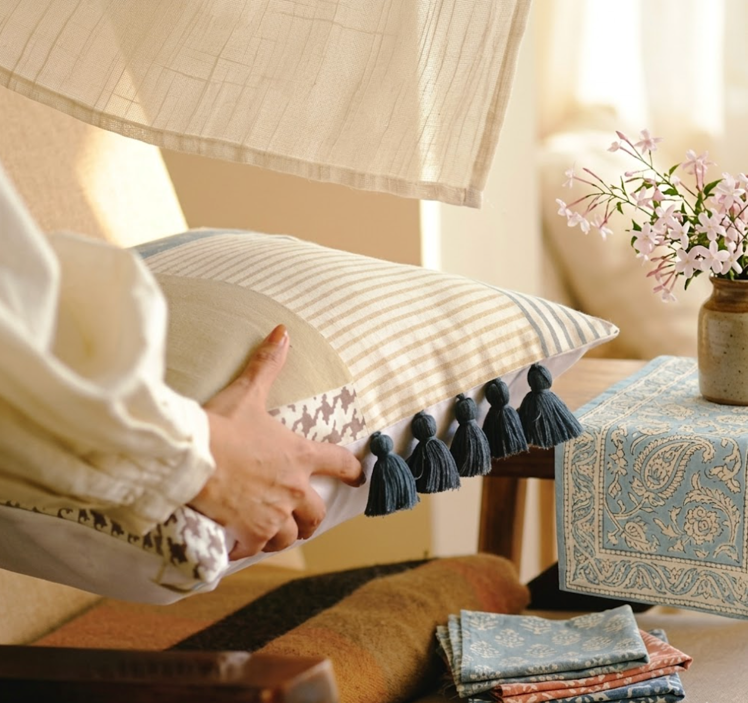 April Reset the Desi Way: Refreshing Your Home with Simple Textile Changes