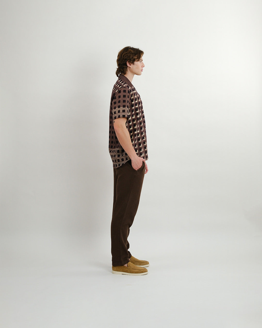 Cubes Ajrakh Short Sleeve Shirt