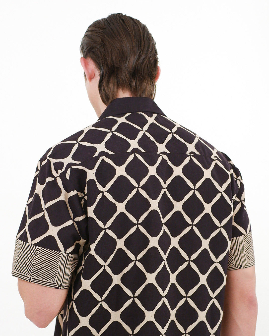 Jaali Ajrakh Short Sleeve Shirt