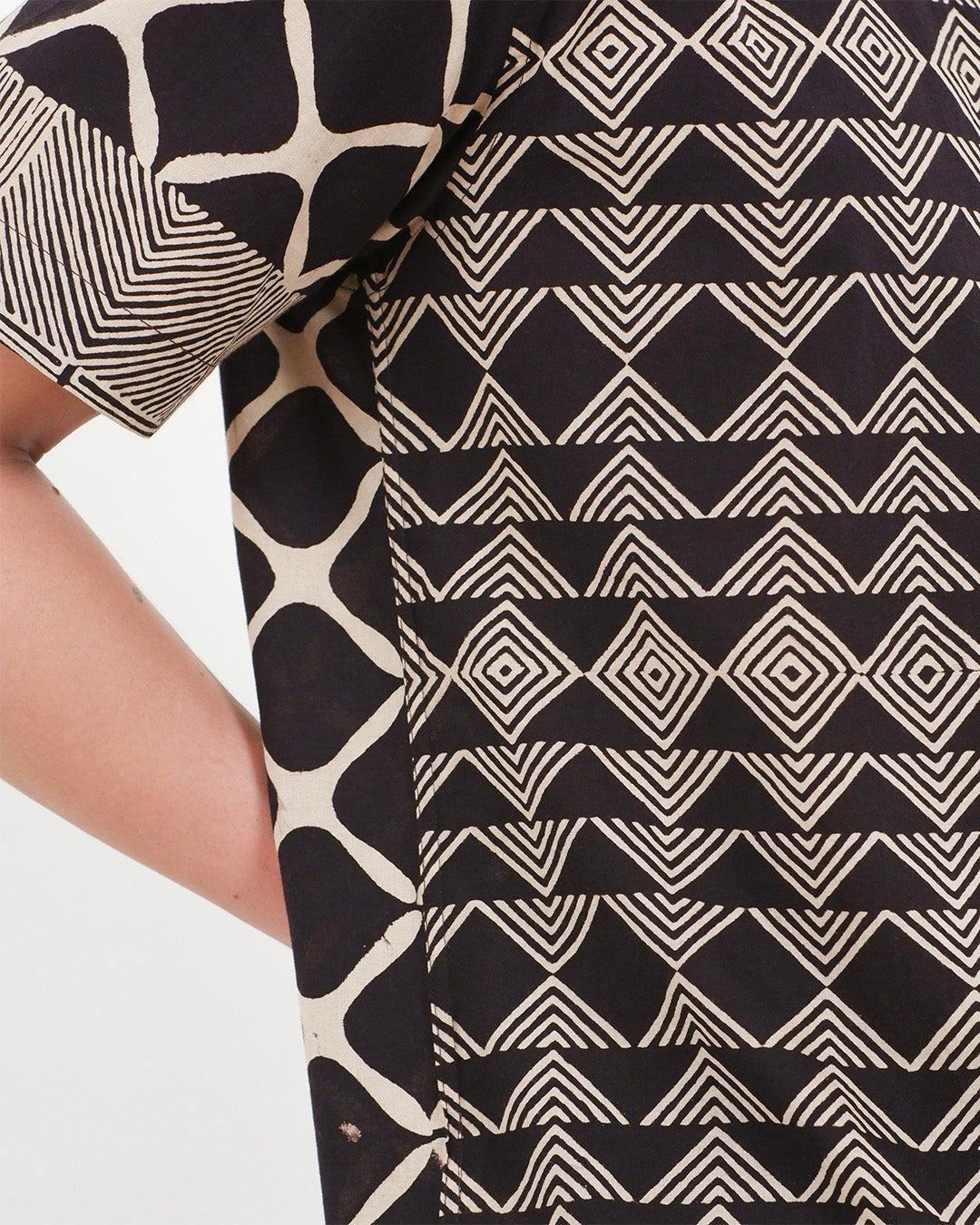 Jaali Ajrakh Short Sleeve Shirt